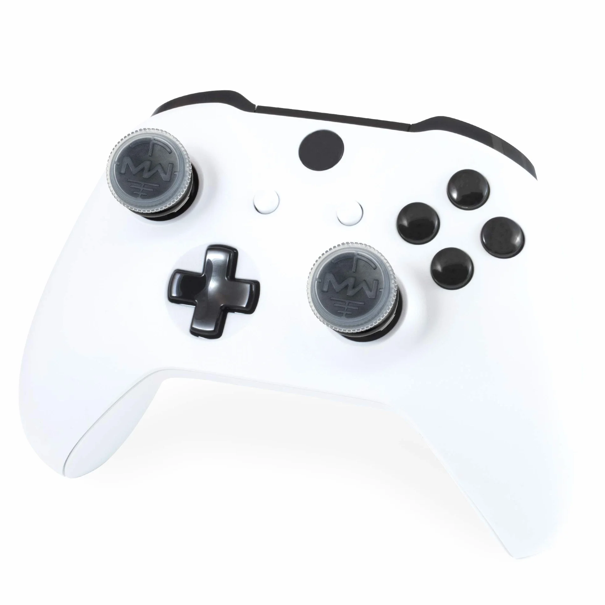 KontrolFreek Call of Duty Modern Warfare A.D.S. Performance Thumbsticks for Xbox One Controller 2 High-Rise Concave Transparent Black