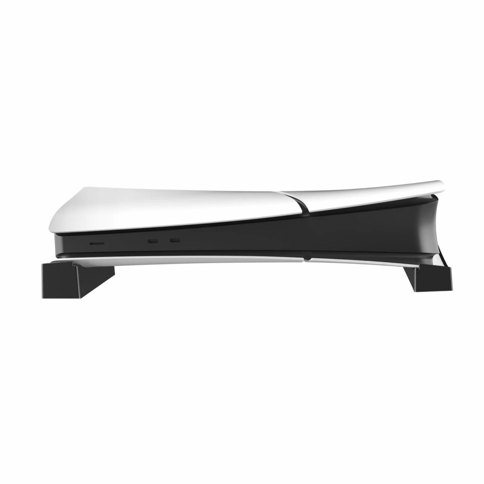 Stojak Poziomy dla PS5 Slim/Pro Konsoli Disc i Digital Edition, Uchwyt Wspornika Poziomego Podstawa do Umieszczania Akcesoria dla PS5 Slim Konsoli (2 szt.)