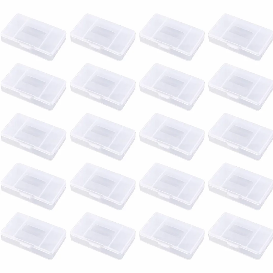 WeddHuis 20 przezroczystych koszulek ochronnych, etui ochronne na kartridże do gry, ochrona przed kurzem, etui ochronne na karty do gry Game Boy Advance do GBA Game Card