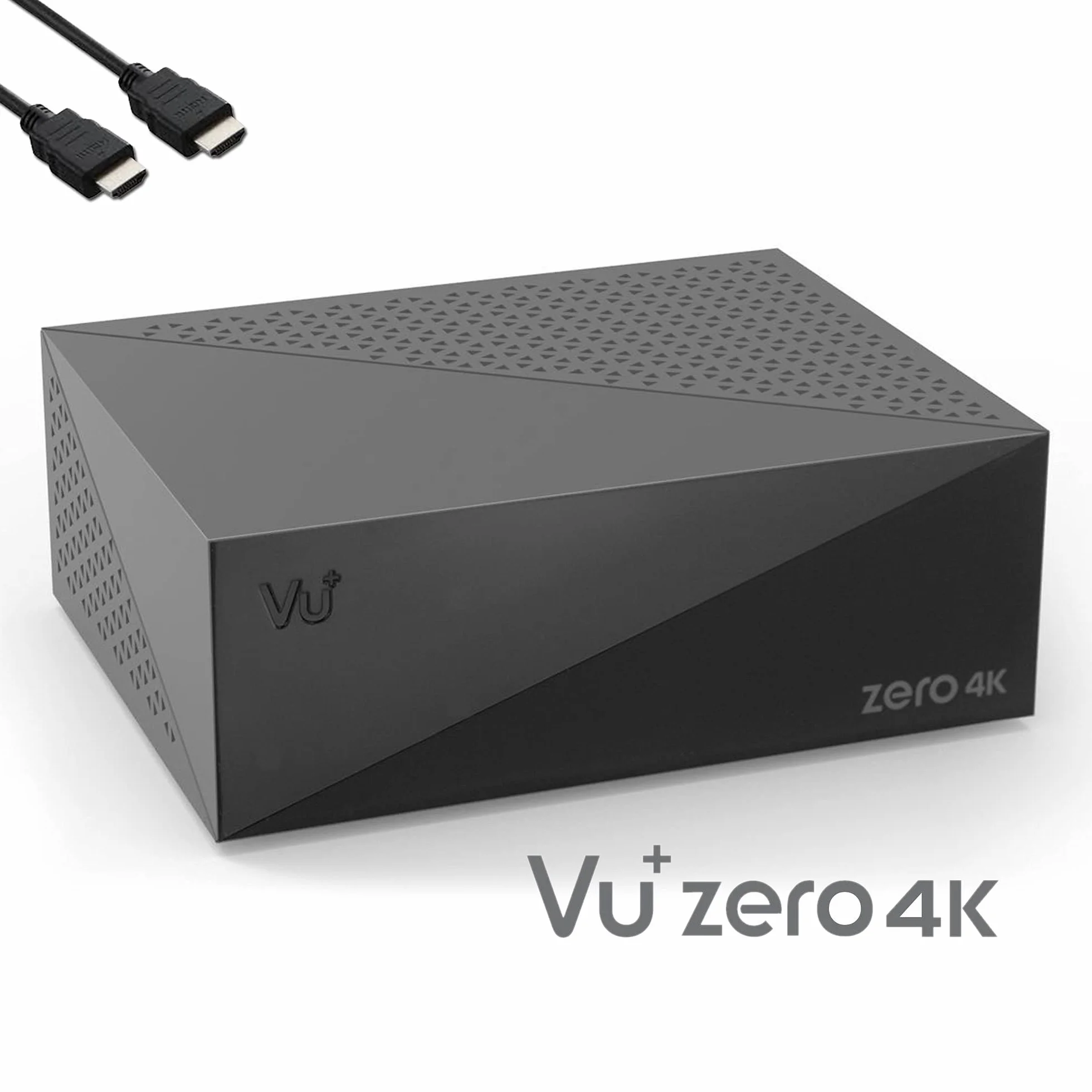 VU Zero 4K – UHD HDR odbiornik satelitarny z 1 tunerem DVB-S2X, E2 Linux Smart Receiver, YouTube, CI + czytnik kart, mediathek HbbTV, funkcja USB PVR + kabel EasyMouse HDMI