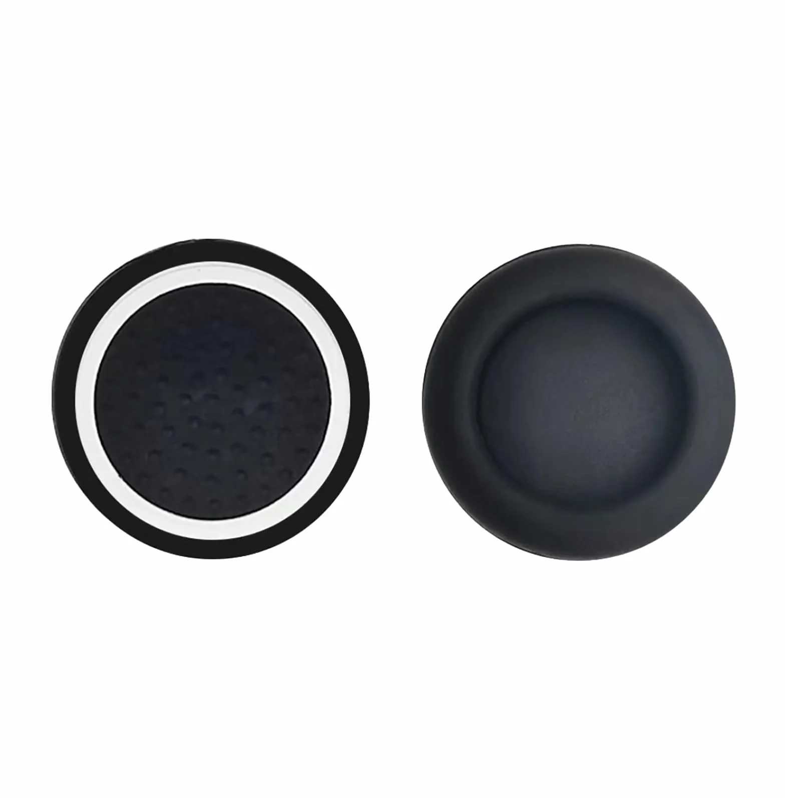 GIOPUEY Nakładki na joystick kompatybilne z Lenovo Legion Go, 4 sztuki, silikonowe nakładki ochronne, miękkie, antypoślizgowe - czarny/czerwony + czarny/biały