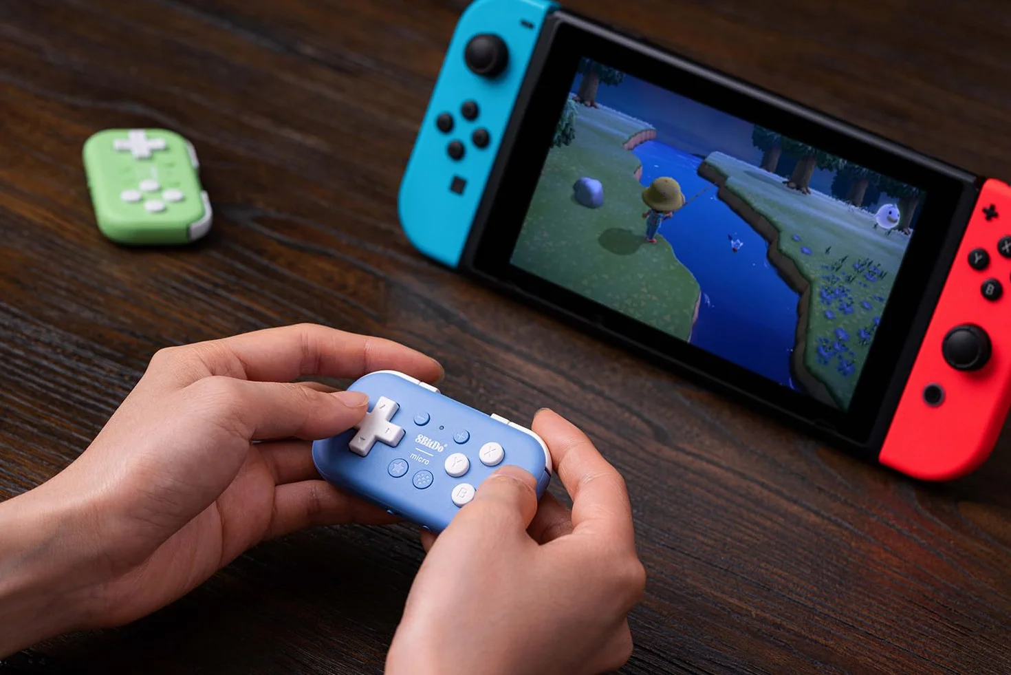 8BitDo Micro Bluetooth Gamepad Niebieski