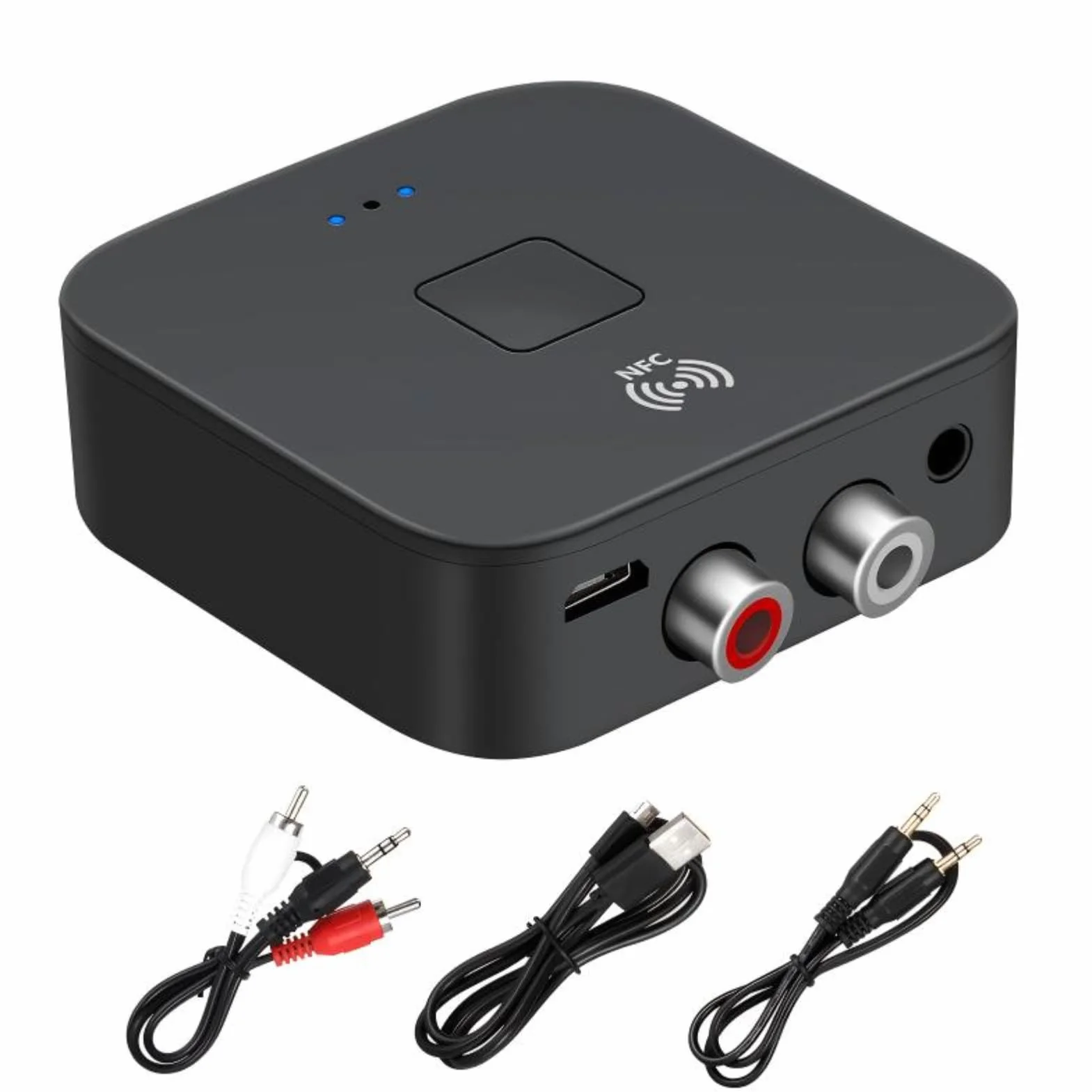 bluetooths 5.0 Adapter audios 3,5 Mm Odbiorca Systemu Stereo Aux Audioadapter Odbiornik dla Wzmacniacza Głośników Samochodowych Telewizji