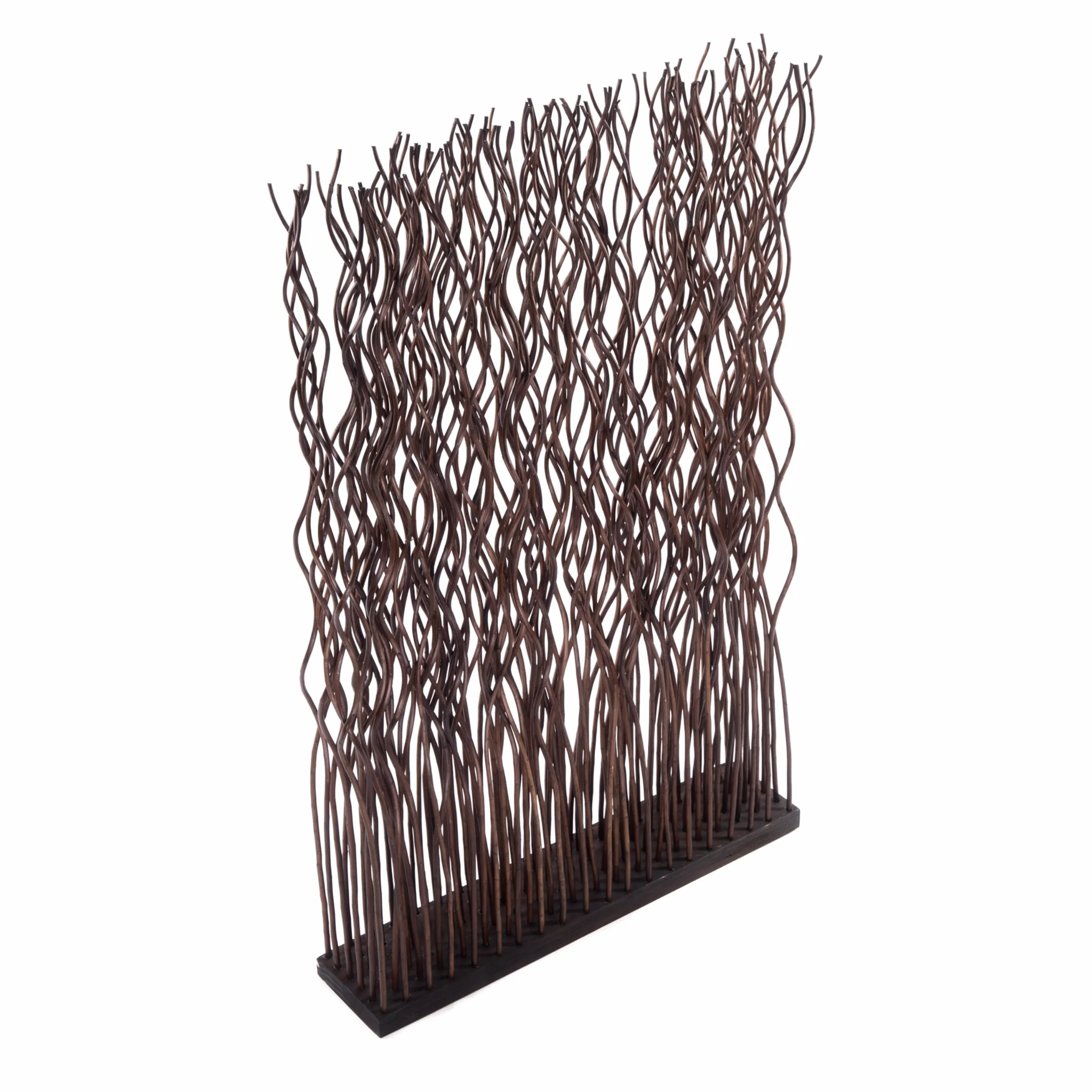 Bello PARAVENT Kinki | 110 x 70 x 17 cm, przegroda z drewna wierzbowego | gałązka, ekran, dekoracyjna ścianka działowa, ruchoma ścianka działowa, element dekoracyjny z wierzby | Kolor