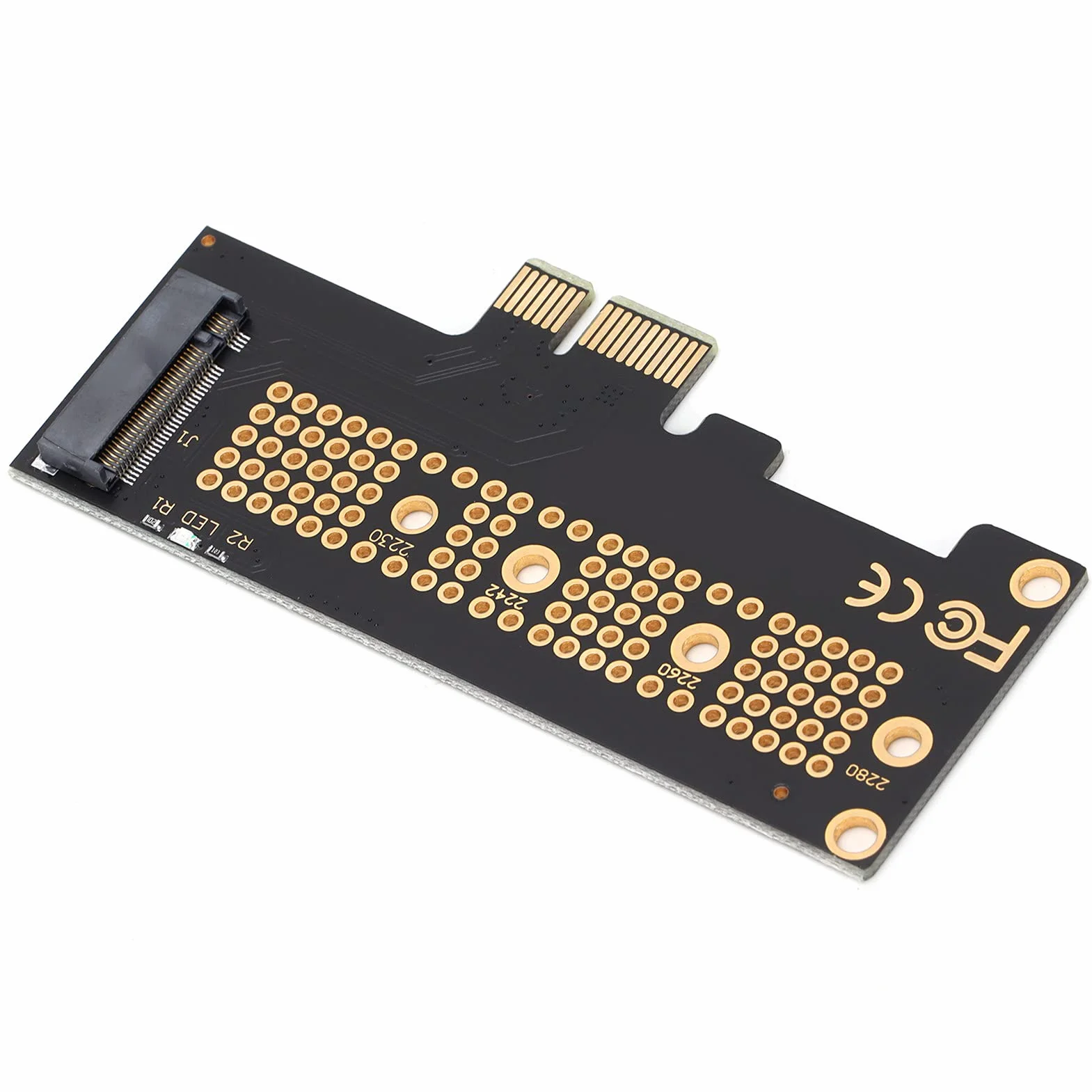 Konwerter Dysku Twardego PCIE X1/x4 na M.2 NGFF SSD Nvme, Karta Adaptera PCI Express do Dysku SSD 2230/2242/2260/2280 (PCIEx1)