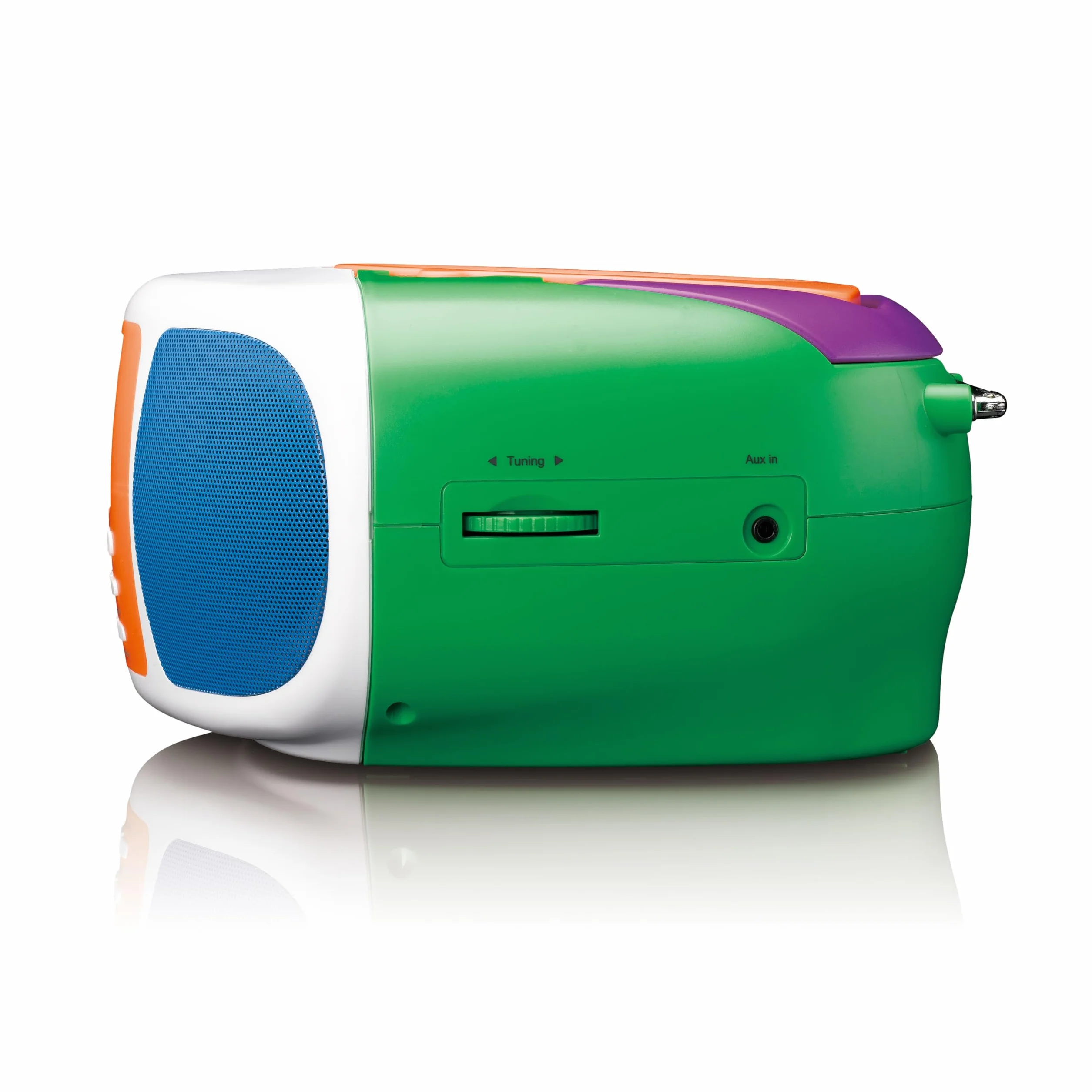 Lenco SCD-861KIDS – przenośne radio DAB+/FM dla dzieci z Bluetooth® 5.3, odtwarzacz CD, dźwięk stereo, kolorowy wyświetlacz, funkcja budzika, zasilanie bateryjne i sieciowe, wejście AUX i słuchawki