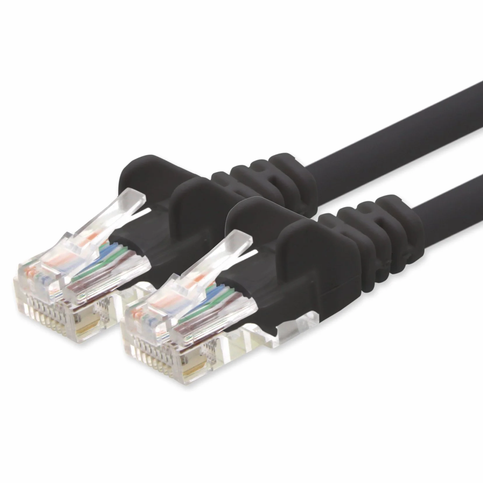 1aTTack CAT5 UTP kabel sieciowy Ethernet LAN z 2 x RJ45 20 m - czarny