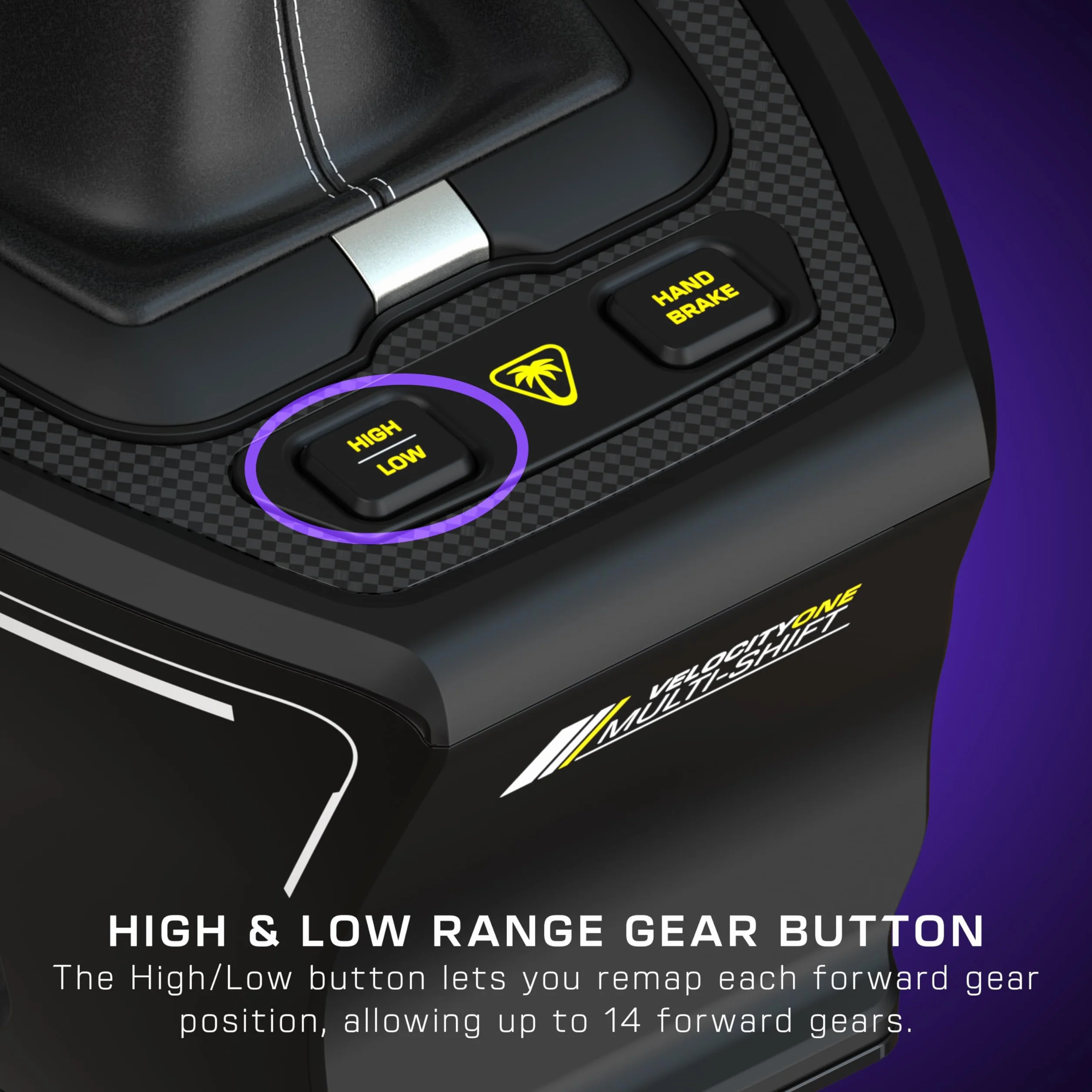 Turtle Beach VelocityOne Multi-Shift - Kontroler zmiany biegów i hamulca ręcznego do symulatorów wyścigów na komputer PC z systemem Windows oraz konsole Xbox Series X|S i Xbox One
