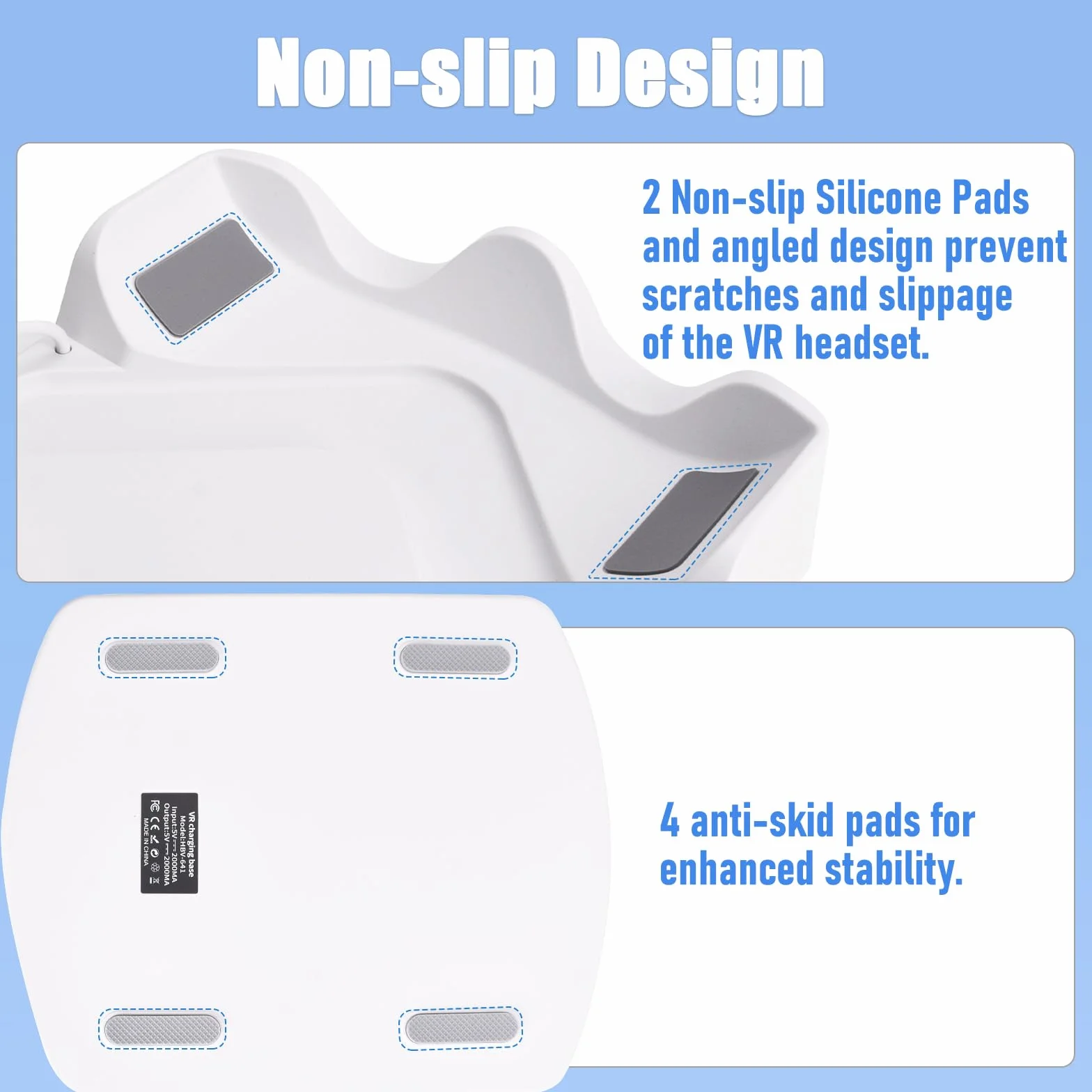 Stacja ładująca kompatybilna z Meta Quest 2/3/3S, stacja dokująca do szybkiego ładowania z oświetleniem RGB do kontrolera, ładowarka z USB C szybkie ładowanie do zestawu słuchawkowego VR i