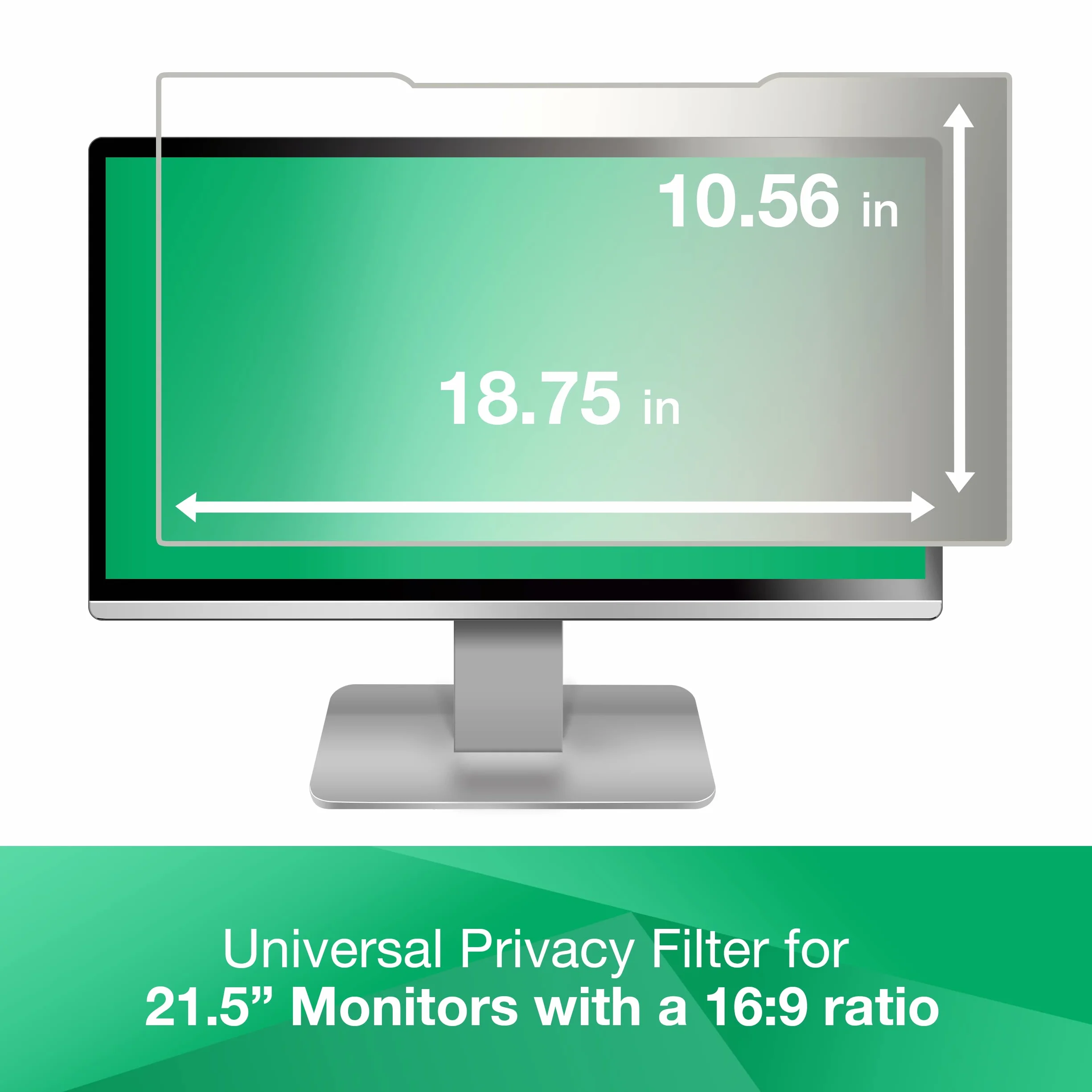 3M AG21.5W9 filtr antyodblaskowy do monitorów LCD panoramicznych monitorów biurkowych 54,6 cm (odpowiada 21,5")