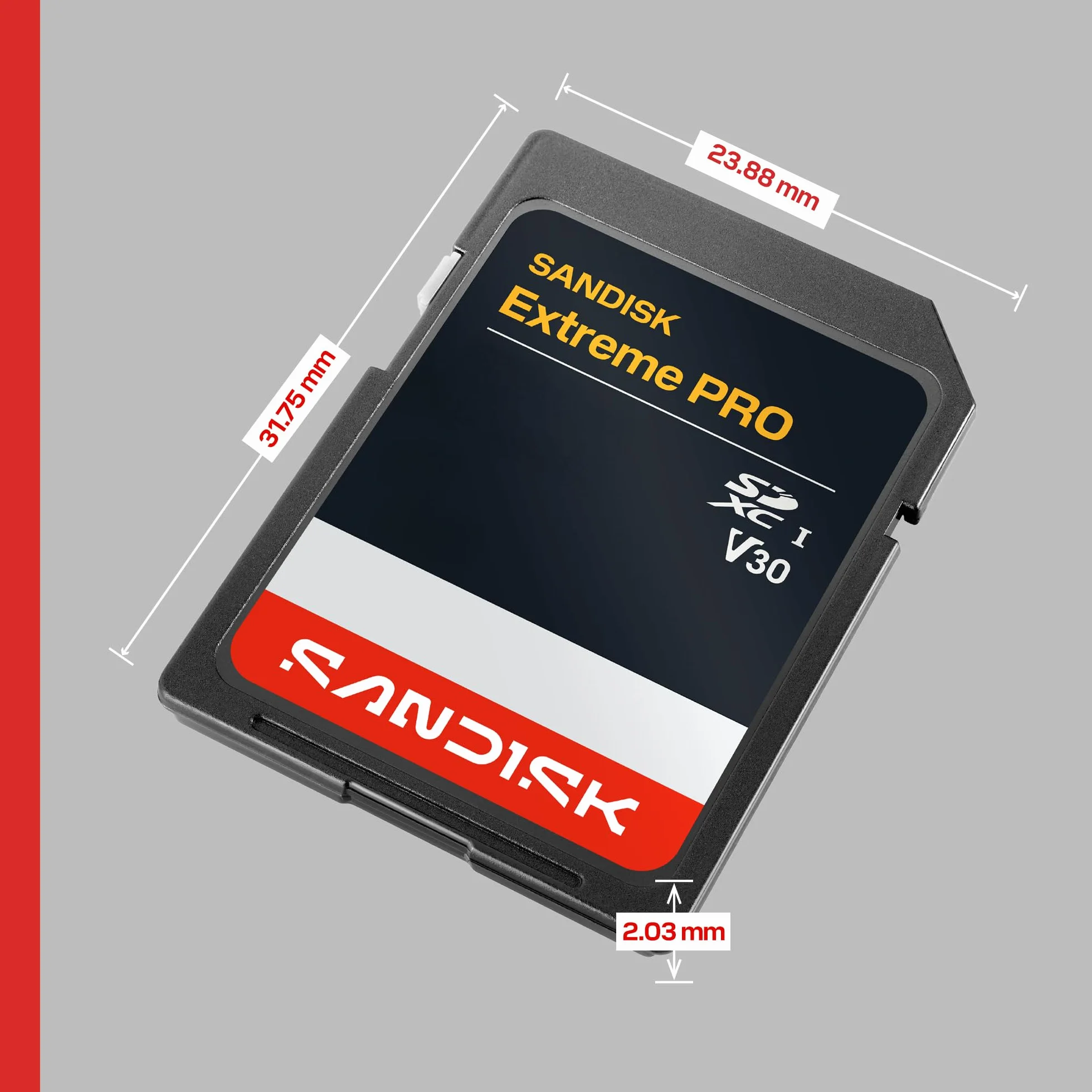 SANDISK Extreme PRO Karta SD UHS-I 128 GB (prędkość odczytu do 250 MB/s i prędkość zapisu do 120 MB/s, wideo 4K UHD, U3, V30) Memory Zone App