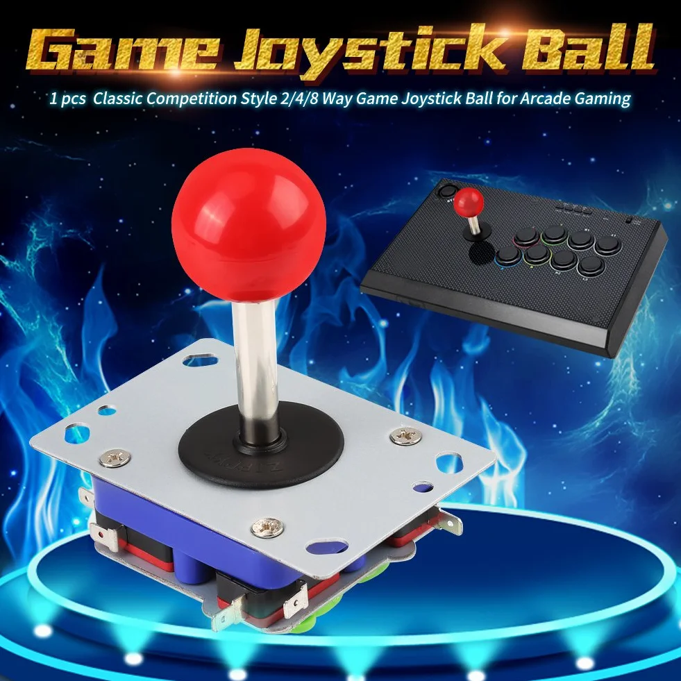 Joystick arkadowy, klasyczny styl rywalizacji 2/4/8 Way kontroler joysticka do gier do automatu do gier arkadowych i innych gier walki na PC