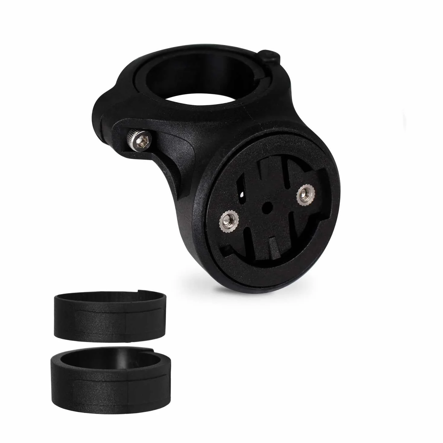 OcioDual Uchwyt krawędziowy kompatybilny z urządzeniami Garmin, Varia RTL510 RTL515 RVR315, kompatybilny z akcesoriami GoPro, standardowy słupek barowy od 25,4 mm do 31,8 mm