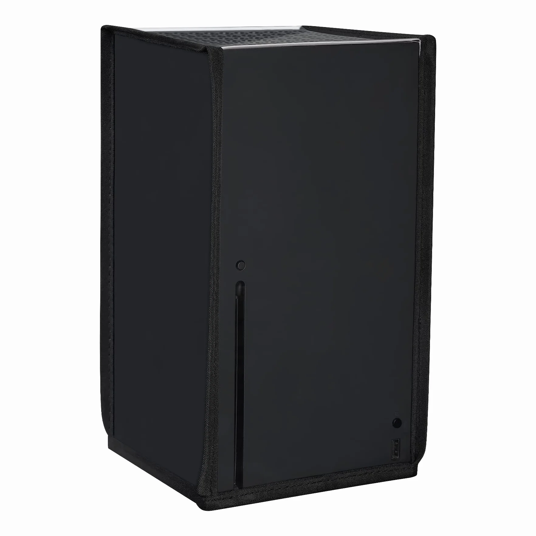 PlayVital Osłona Przeciwpyłowa do Xbox Series X Konsoli,Miękka Podszewka Pokrowiec przeciwpyłowy do Xbox Series X Console,Wodoodporny Pokrowiec Ochronny do Xbox Series X-Przezroczysty