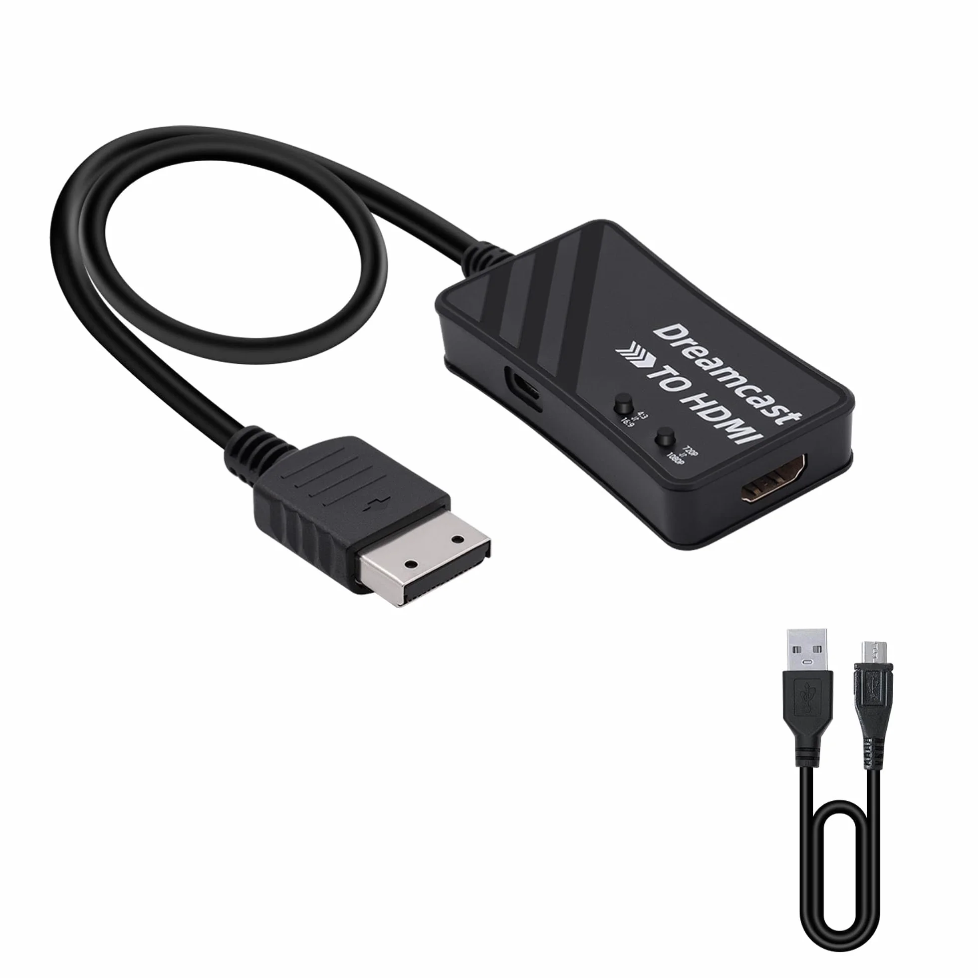Mcbazel Adapter Sega Dreamcast na HDMI konwerter kabel HD do konsoli