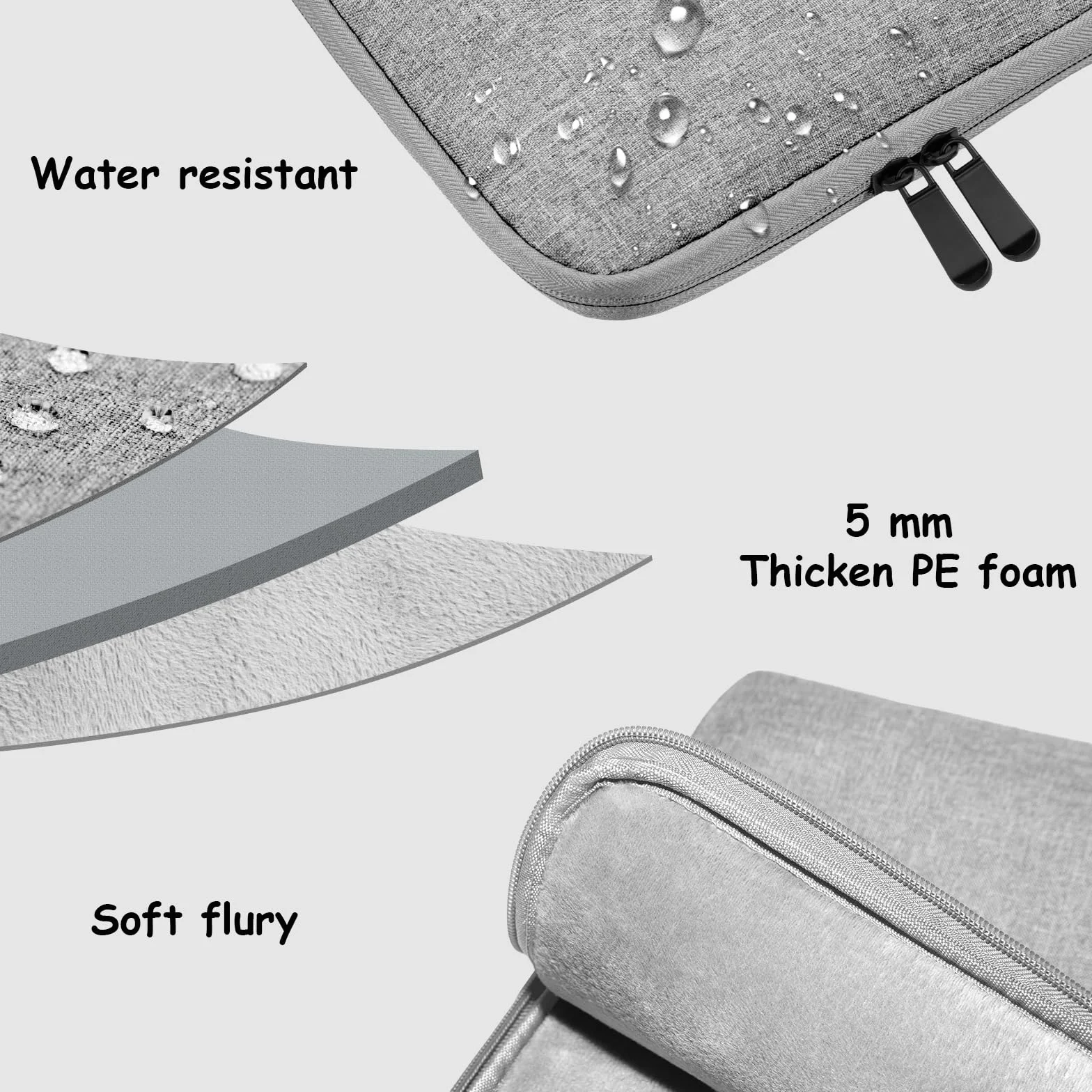 Etui na Laptopa 17,3 16 15,6 14 13,3 11,6 Cala, Etui Absorbujące Wstrząsy, Torebka Chromebook, Kompatybilna z MacBookiem, Acer, Asus, Dell PC Pokrowiec do Pracy