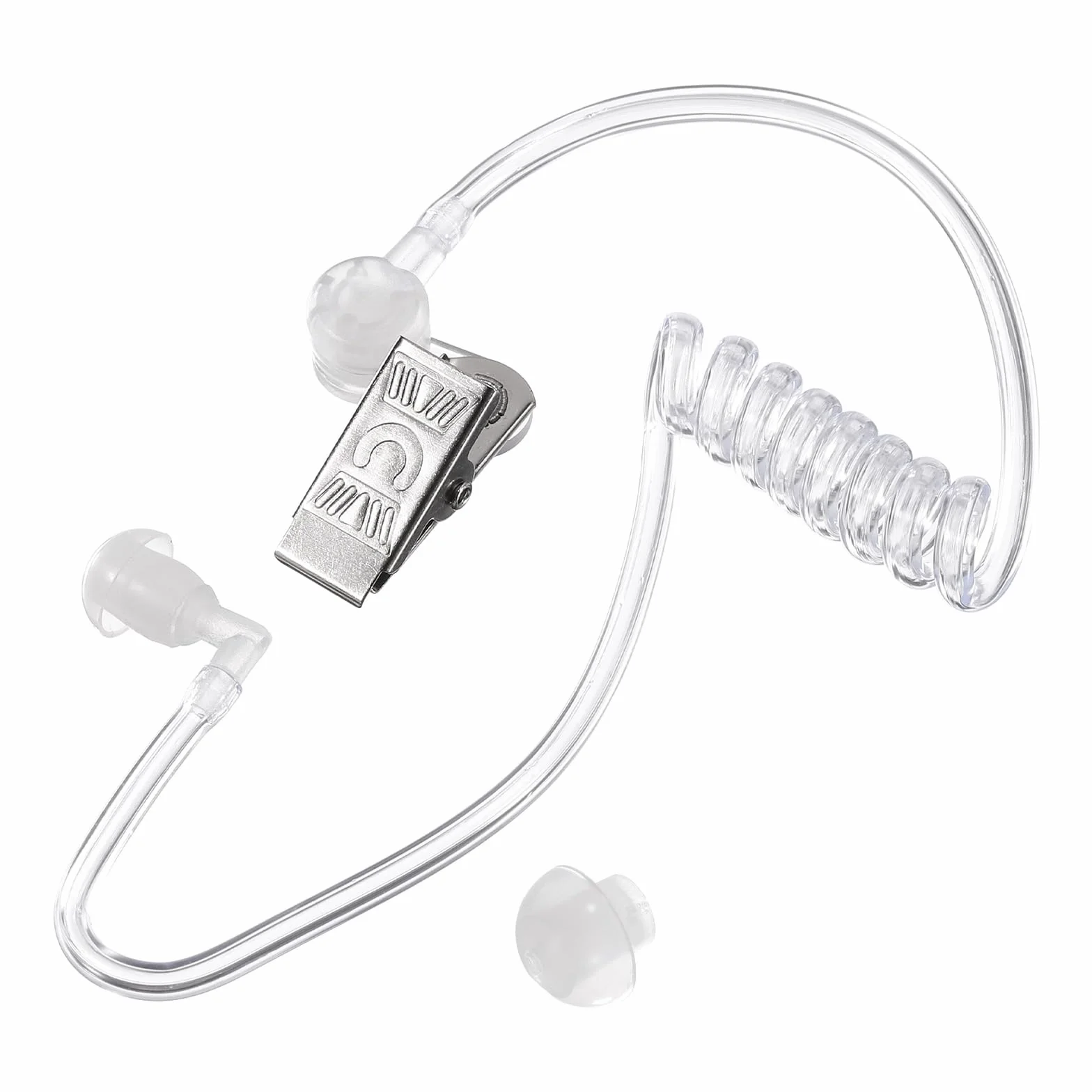 QUARKZMAN Ucho Kawałek Zestaw Słuchawkowy Tajny Agent Zestaw Słuchawkowy Zestaw Słuchawkowy z Słuchawkami Wymiana Akustyczna Rura do 2-Way Radio Audio Słuchawki Zestaw 1