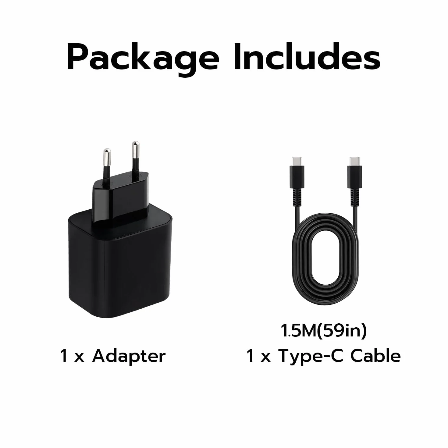 Zasilacz sieciowy do konsoli Switch 2/OLED/Lite, przełącznik ładowarki 1,5 m uchwyt do stacji dokującej TV, Steam Deck Dock i kontroler Switch Pro, szybka 60 W USB typu C, wtyczka EU
