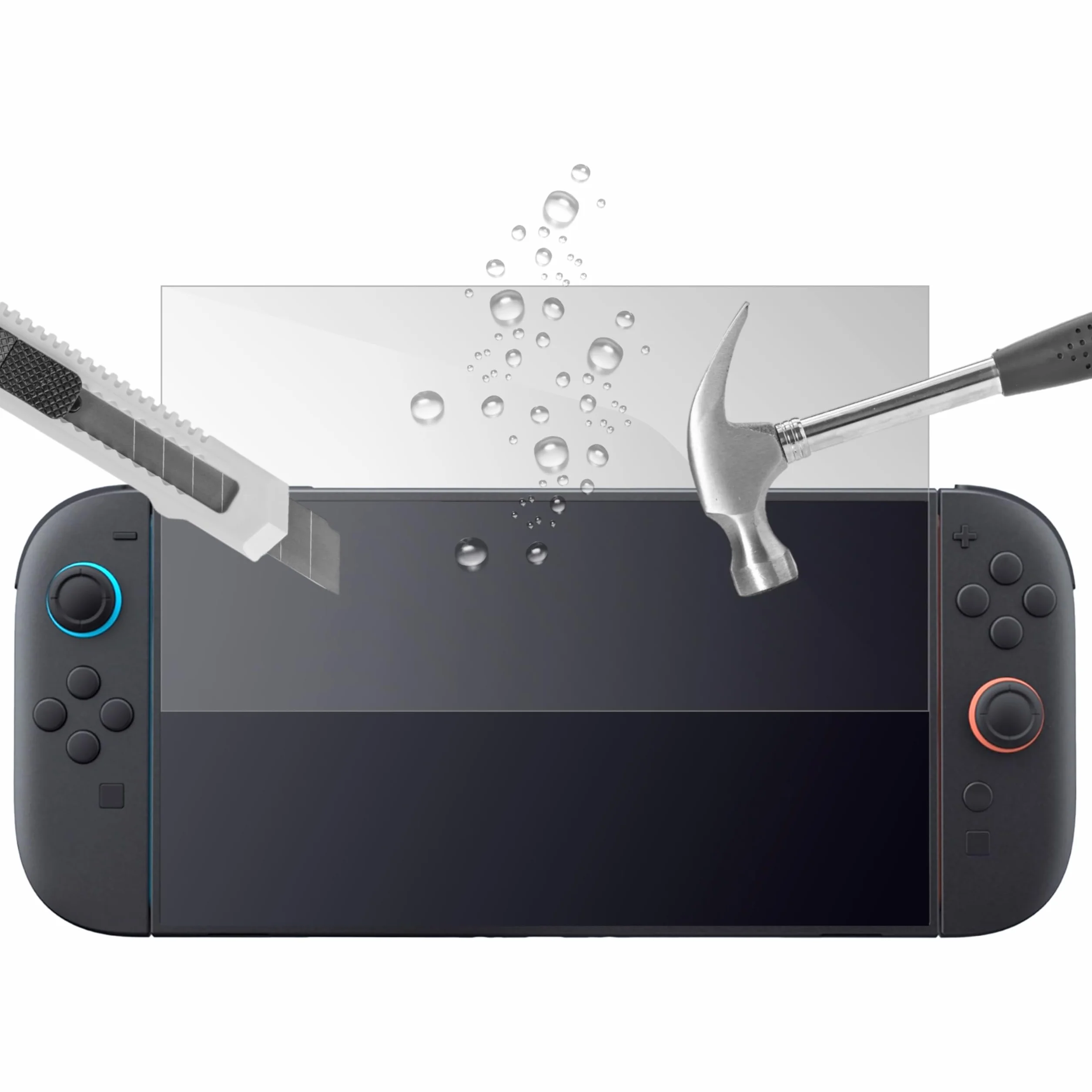 Subsonic - Osłona ekranu Nintendo Switch 2 ze szkła hartowanego - Wyjątkowo odporna na uderzenia i zarysowania - Osłona ekranu HD 0,33 mm Ultra przezroczysta, twardość 9H - do wyświetlacza Switch 2