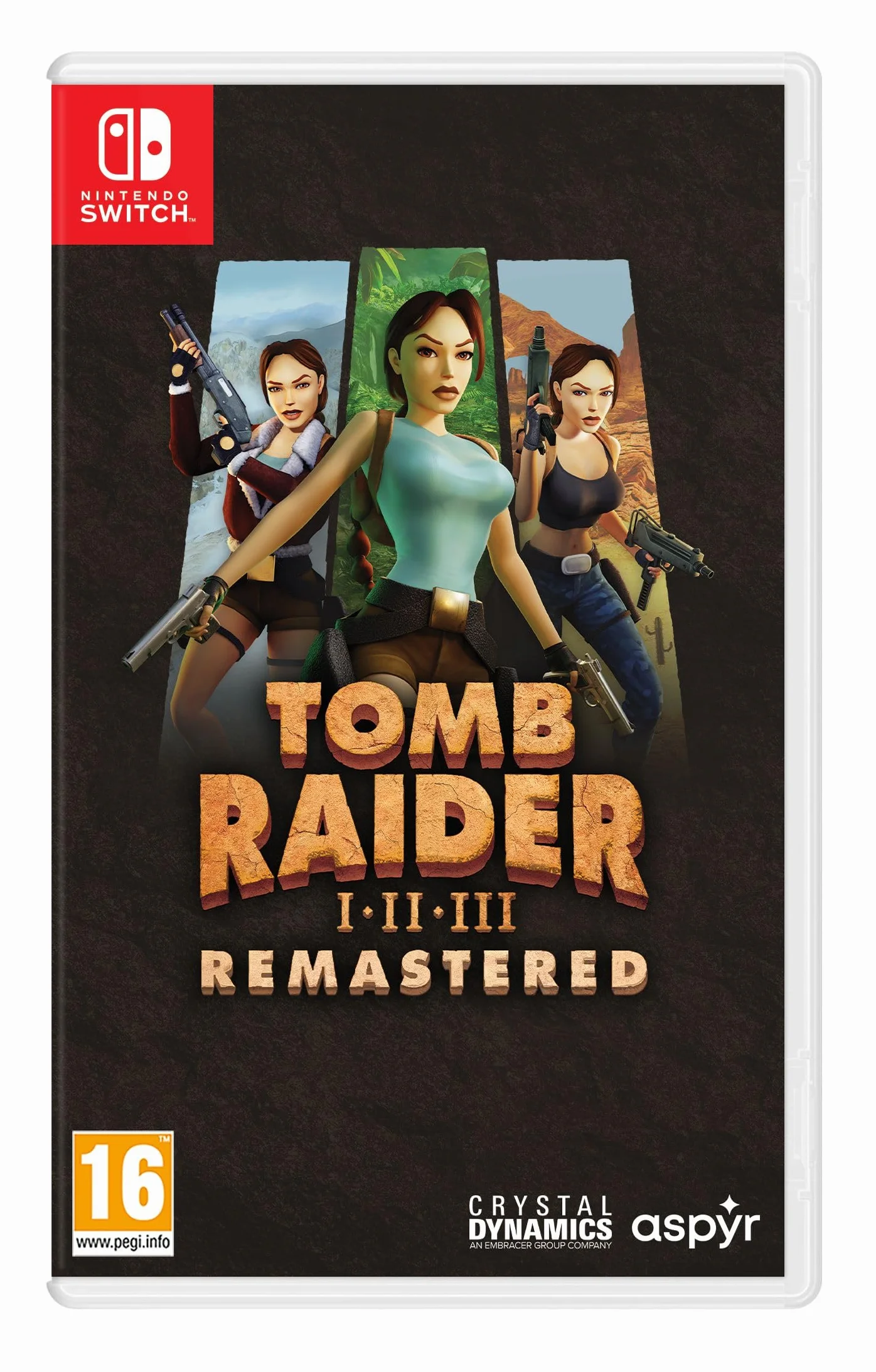 Tomb Raider 1-3 Remastered Starring Lara Croft - Switch