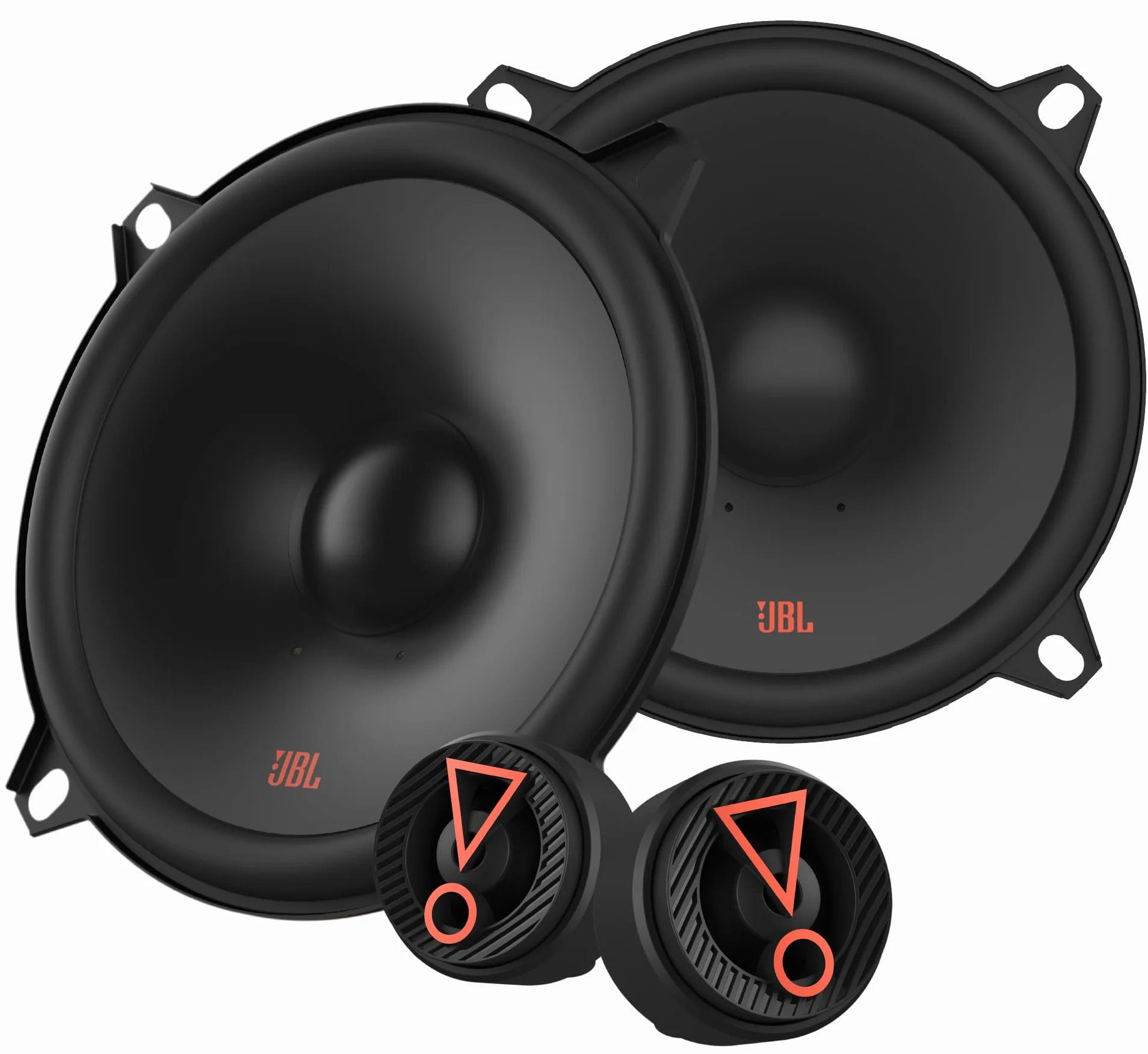 JBL Stage3 507CF głośnik samochodowy Harman Kardon 2-drożny system głośników samochodowych, 135 W Baffle Pro Sound 13 cm (130 mm) bez oddzielnych kratek i głośników wysokotonowych