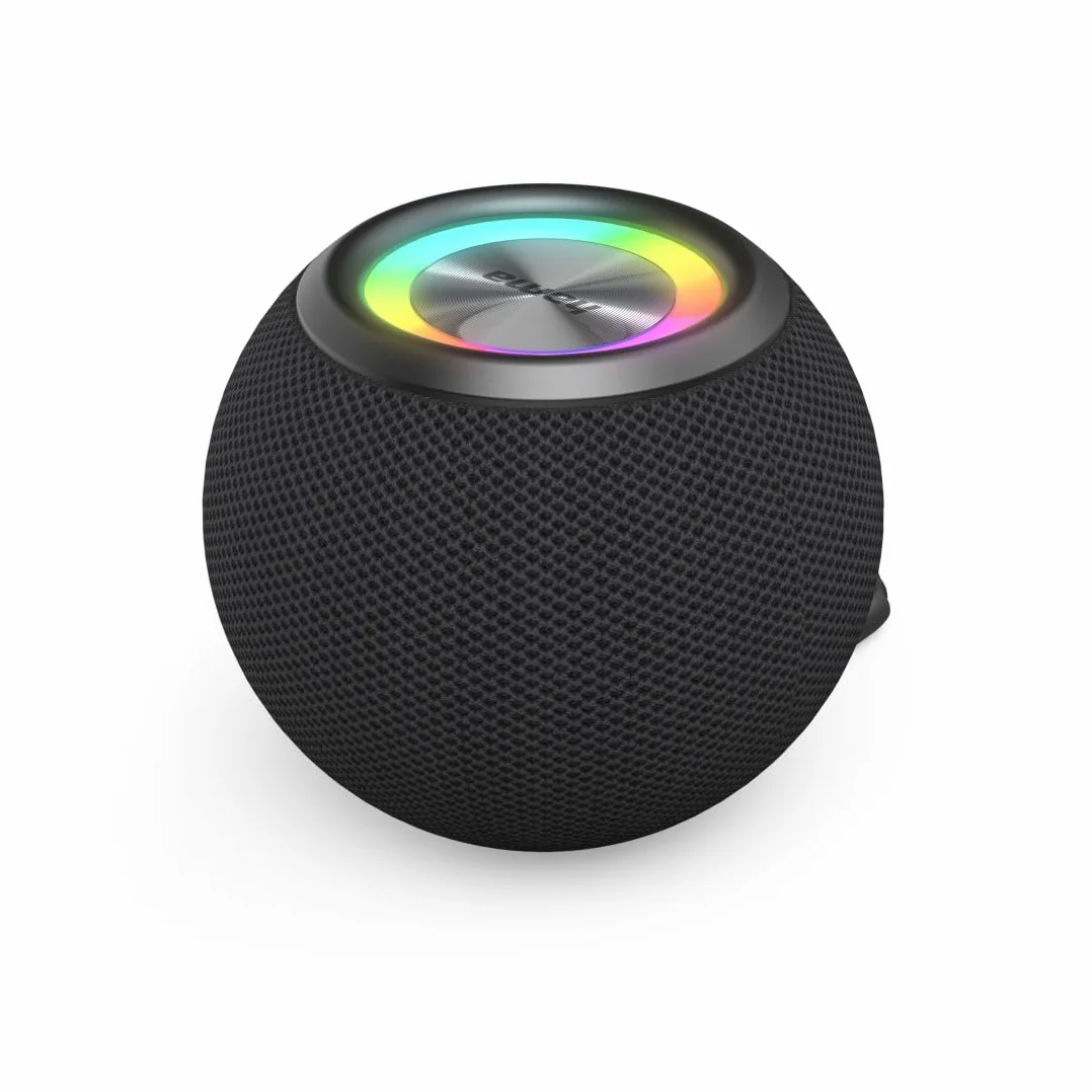 Hama Głośnik Bluetooth® Ball Shape Speaker, 5 trybów świecenia, 5 W, czarny