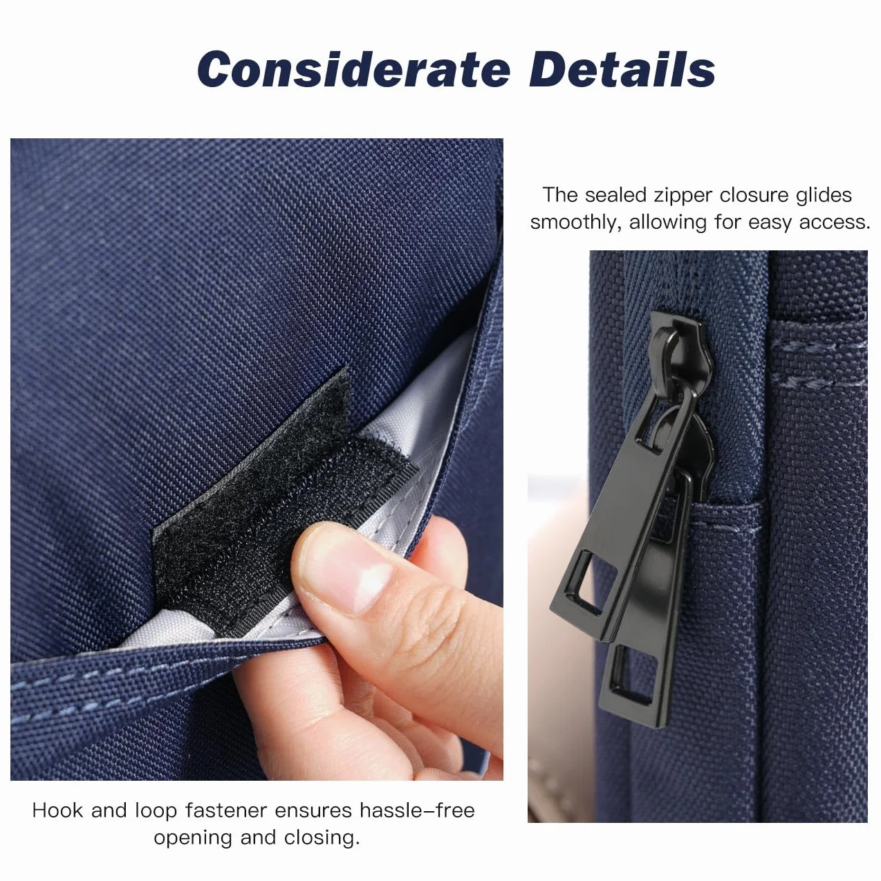 Dadanism 9-11 Inch Tablet Sleeve Bag Carrying Case for iPad (A16) 11th Gen 11", iPad 10th Gen 10.9" Air 5/4, i-Pad Air/Pro 11", i-Pad 9/8/7th 10.2", Galaxy Tab A9+ Plus 11"/S9 FE, Tab M11 11", Indigo