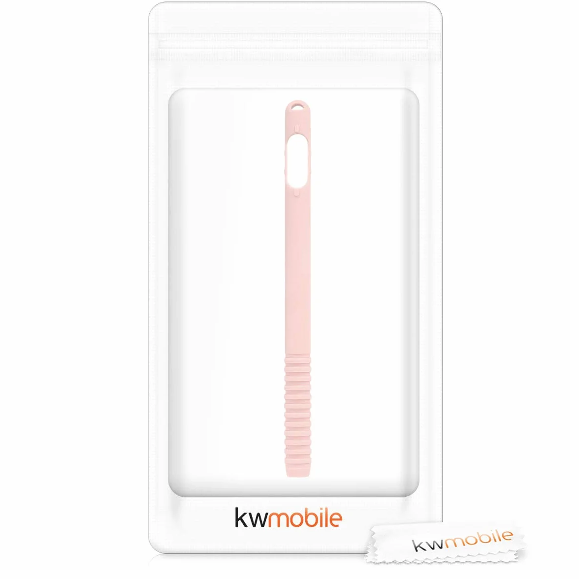 kwmobile Silikonowa skórka kompatybilna z Apple Pencil (1. generacji) - miękki elastyczny pokrowiec ochronny na długopis do tabletu - zakurzony róż