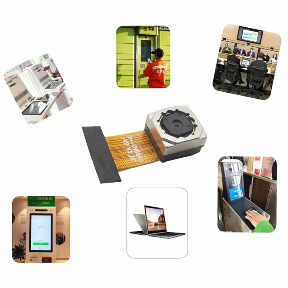 Booso OV5640 moduł kamery do ESP32-CAM Soft Board 5 milionów pikseli High Definition, autofokus 24-pinowy, odległość 0,5 mm, trwały, łatwy montaż, łatwy w obsłudze (C)