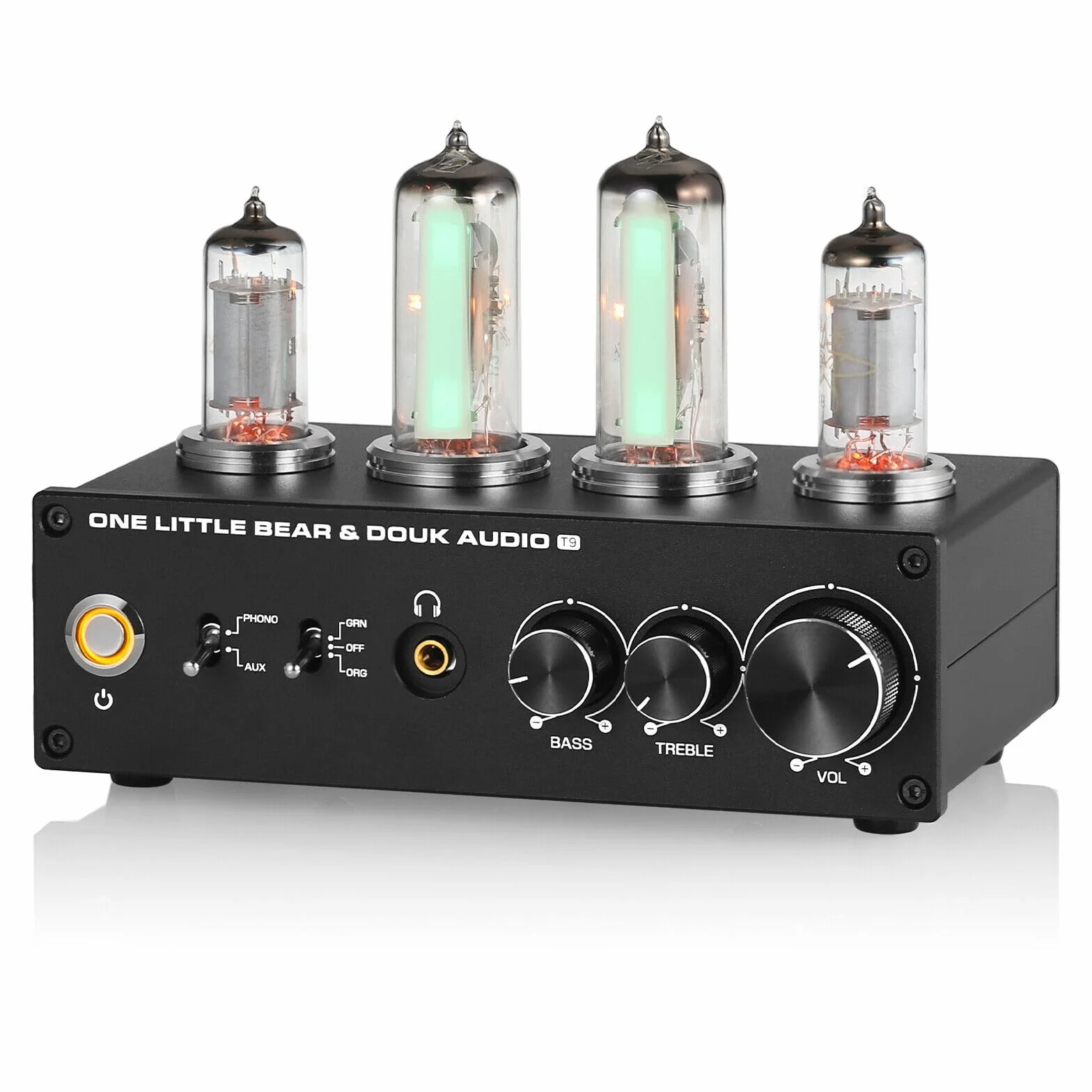 Nobsound HiFi 6E2 przedwzmacniacz rurowy Phono Preamp do MM/MC Turntablebles Headphone Amp