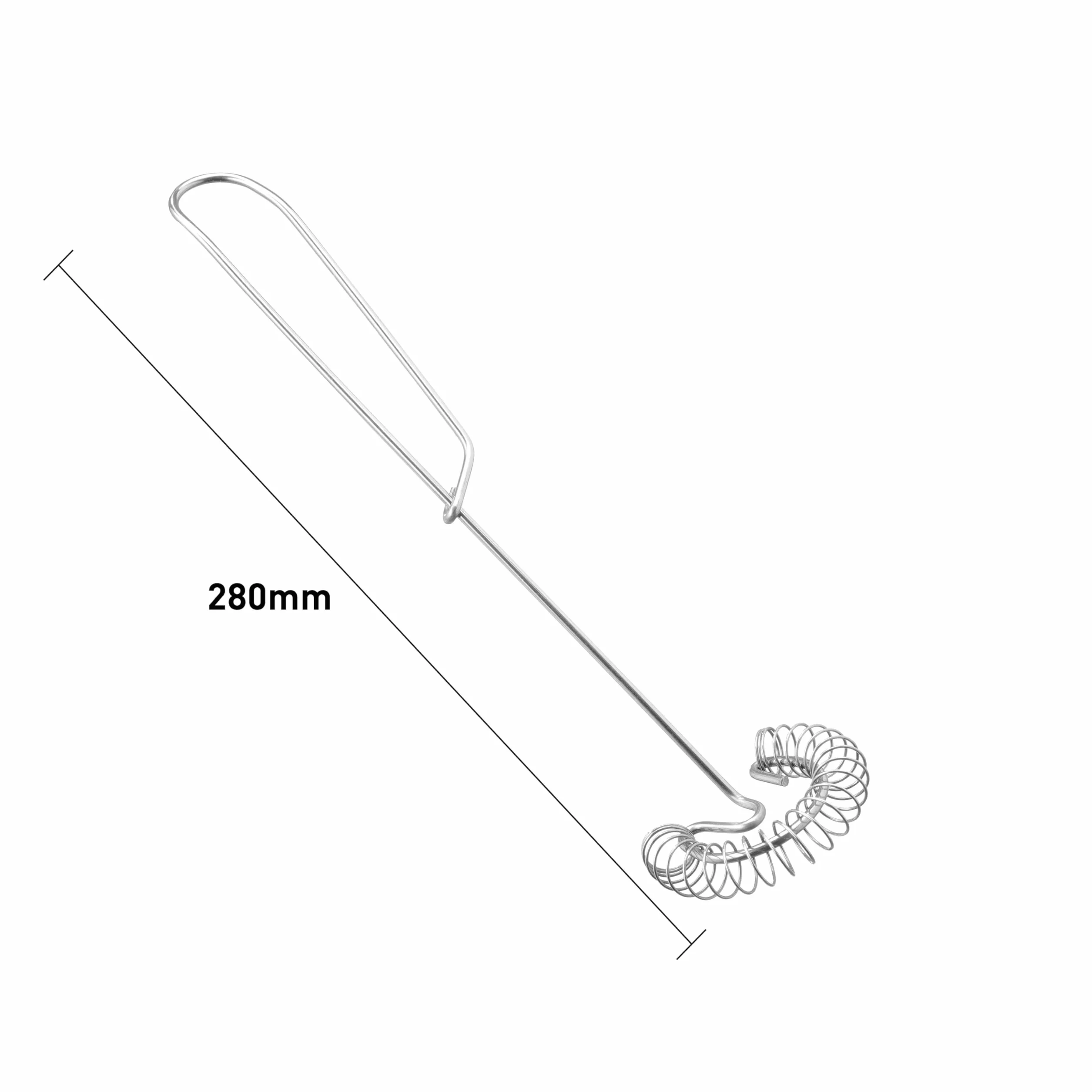 HENDI Trzepaczka spiralna, stal nierdzewna, 280 mm, do dressingu i patelni