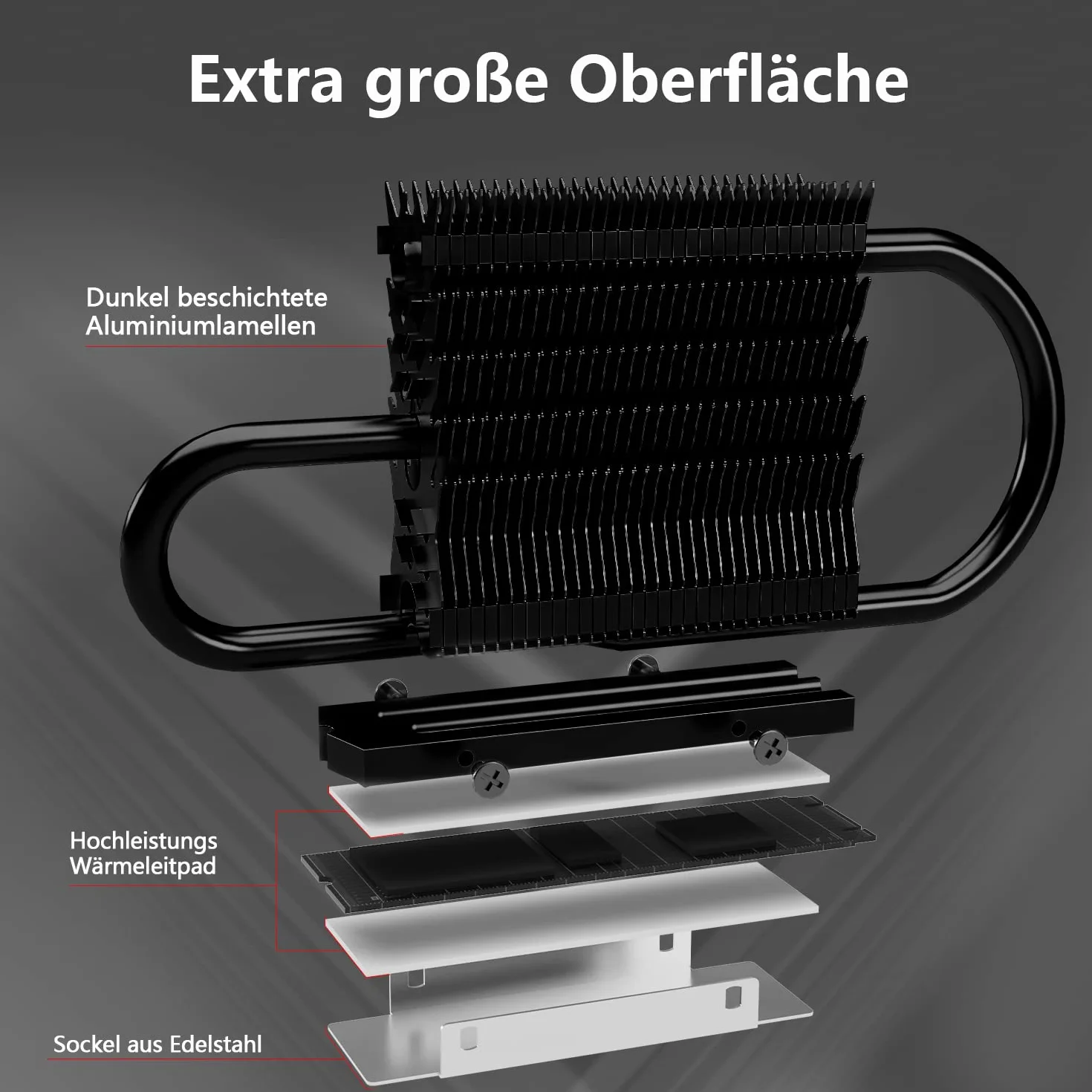Thermalright-TR HR-09 2280 PRO BLACK SSD radiator, dwustronny radiator, z termiczną podkładką silikonową do komputera M.2 SSD i PC