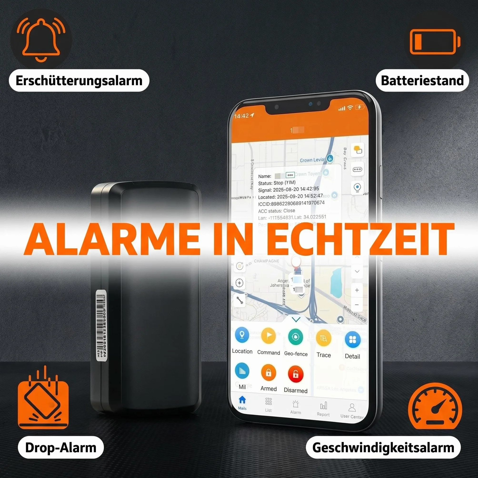 4G GPS Tracker samochodowy z magnesem, czas pracy baterii 90 dni, śledzenie w czasie rzeczywistym do 5 m, ogrodzenie geograficzne i alarm, do samochodów oldtimera/pojazdów/łodzi/przyczep