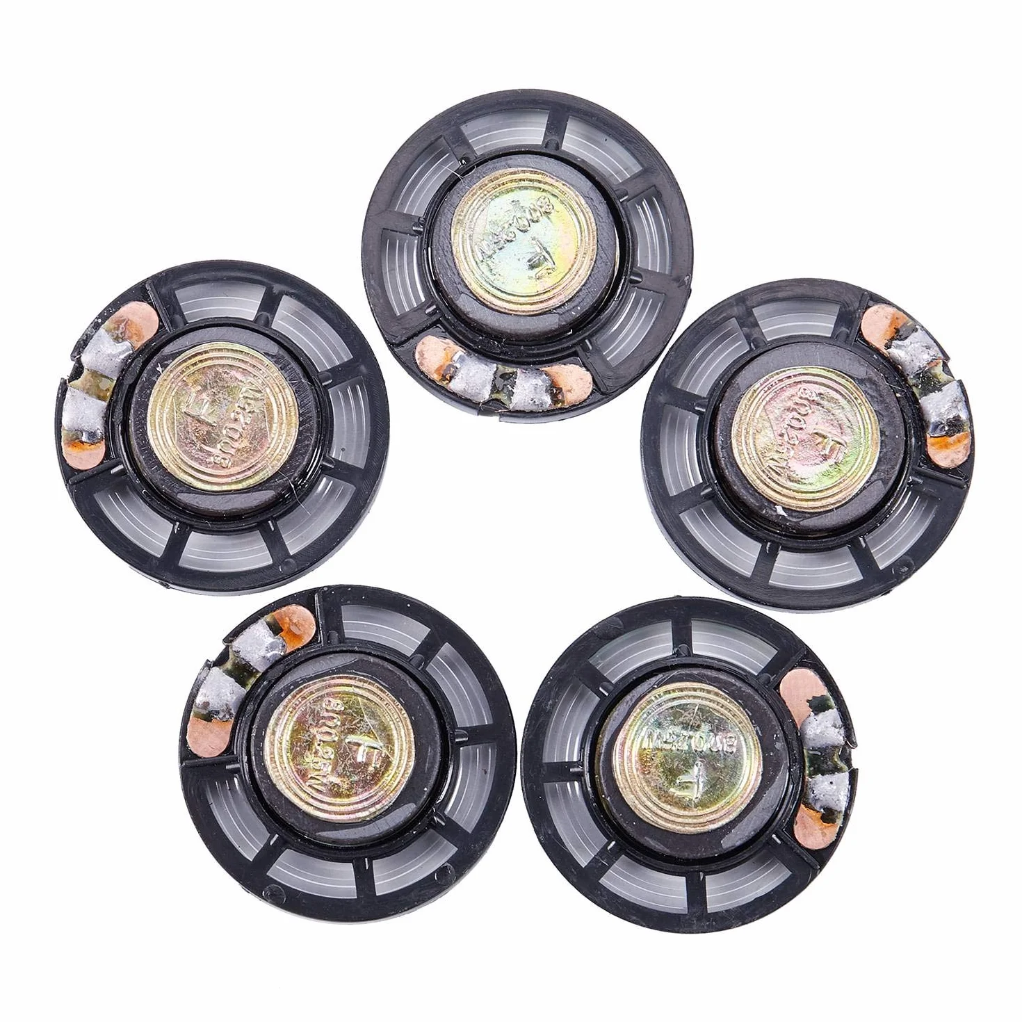 TsoLay 5 sztuk 8 Ohm 0,25 W 29 Mm Głośnik z zapięciem magnetycznym do zabawek elektrycznych, 118838