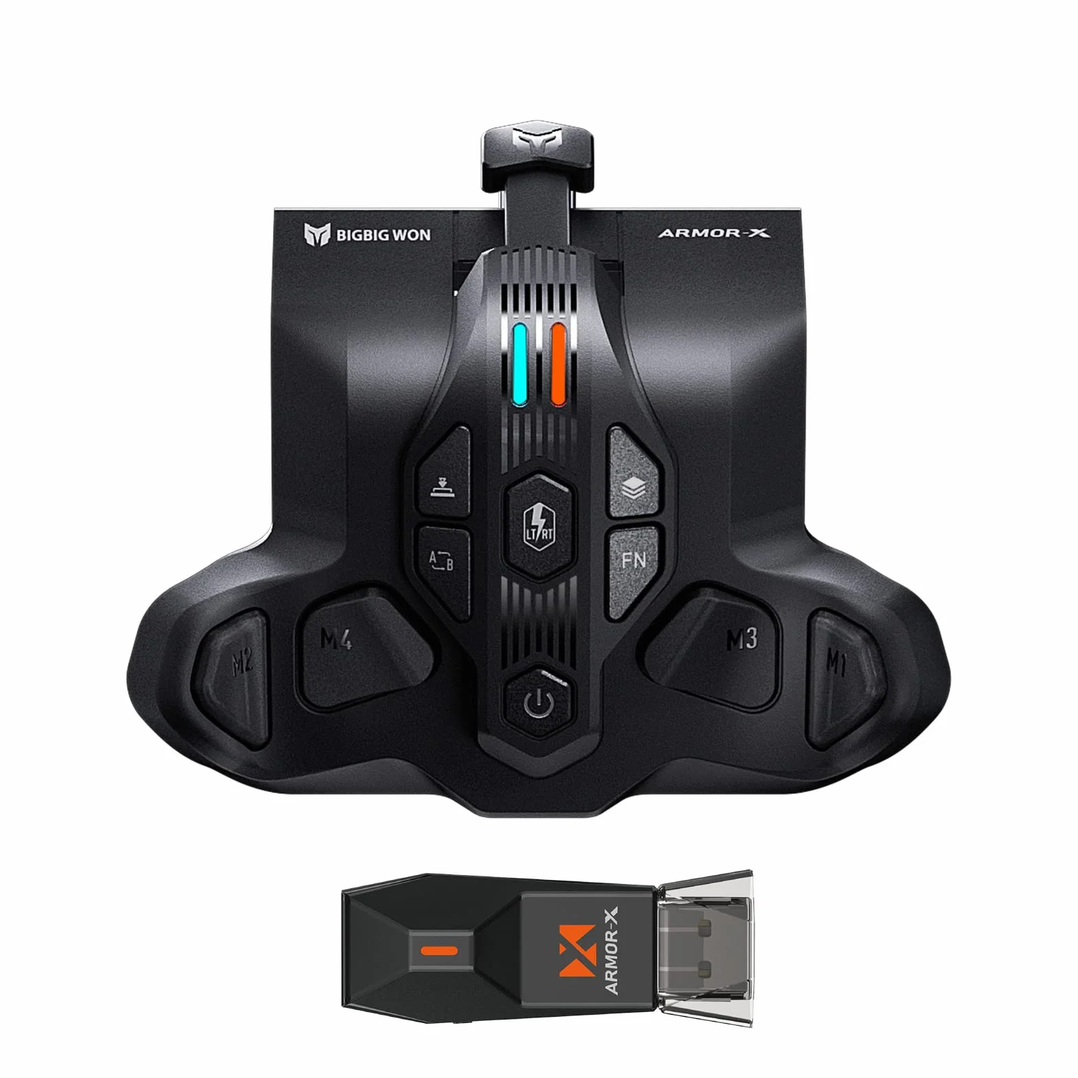 Wiosła do kontrolera Xbox Series X|S, BIGBIG WON ARMOR-X do Xbox Series gra na Xbox Series X|S/Xbox One/Switch/Win, bezprzewodowe mapowanie załączników przycisków tylnych|makro|wiosło kontrolera turbo