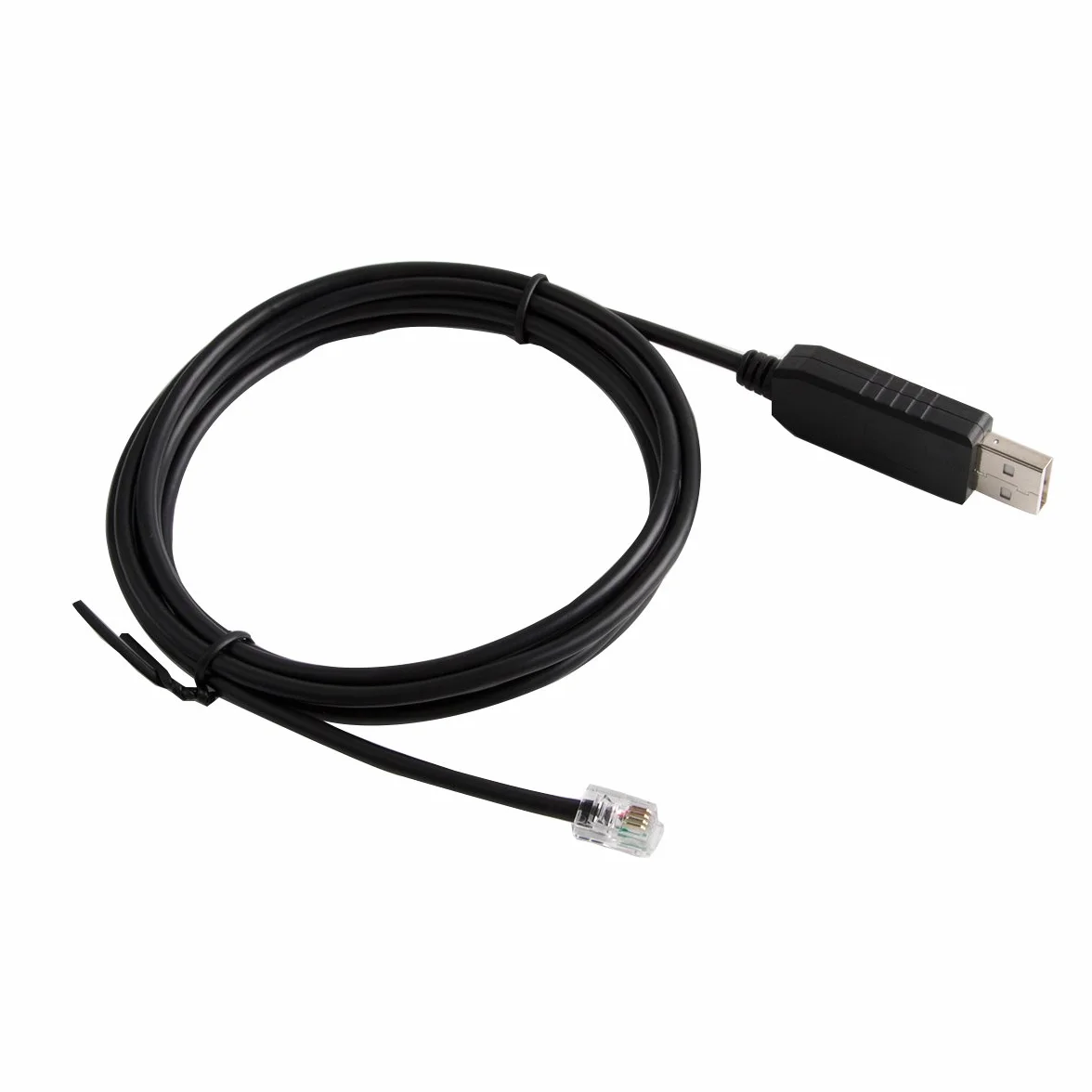 Kabel sterujący teleskopem Ioptron USB RS232 RJ9 do Equatorial Upgrade Console Cable Coding Line Ieq30pro (długość: 3 m)