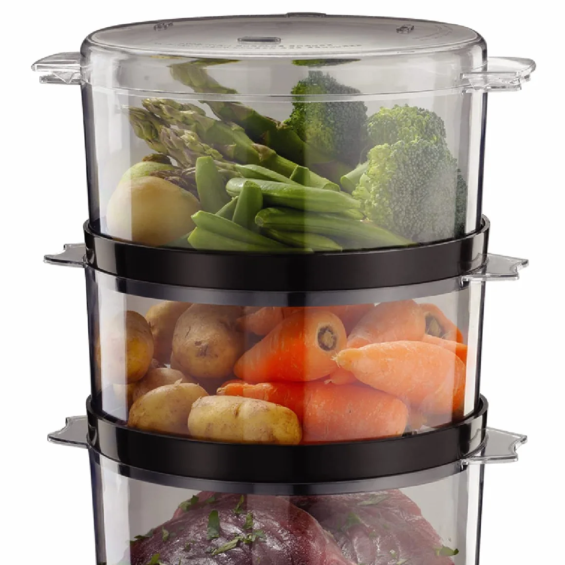 Russell Hobbs Parowar 7l, bez BPA, timer 60 minut, automatyczne wyłączanie, Matte Black 26530-56