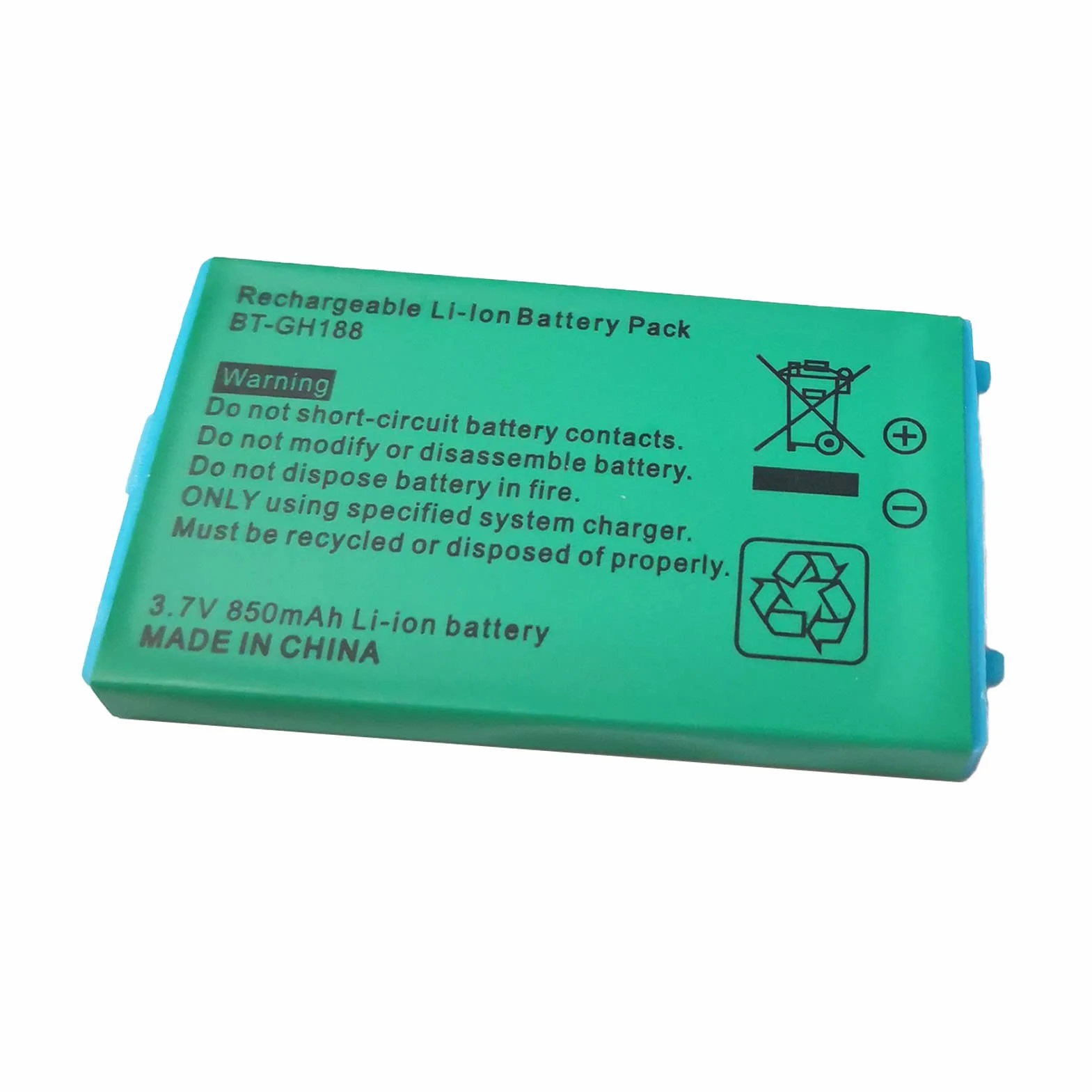 Wymiana akumulatora litowo-jonowego 3,7 V 850 mAh z wkrętakiem do GBA SP Game Boy Advance SP