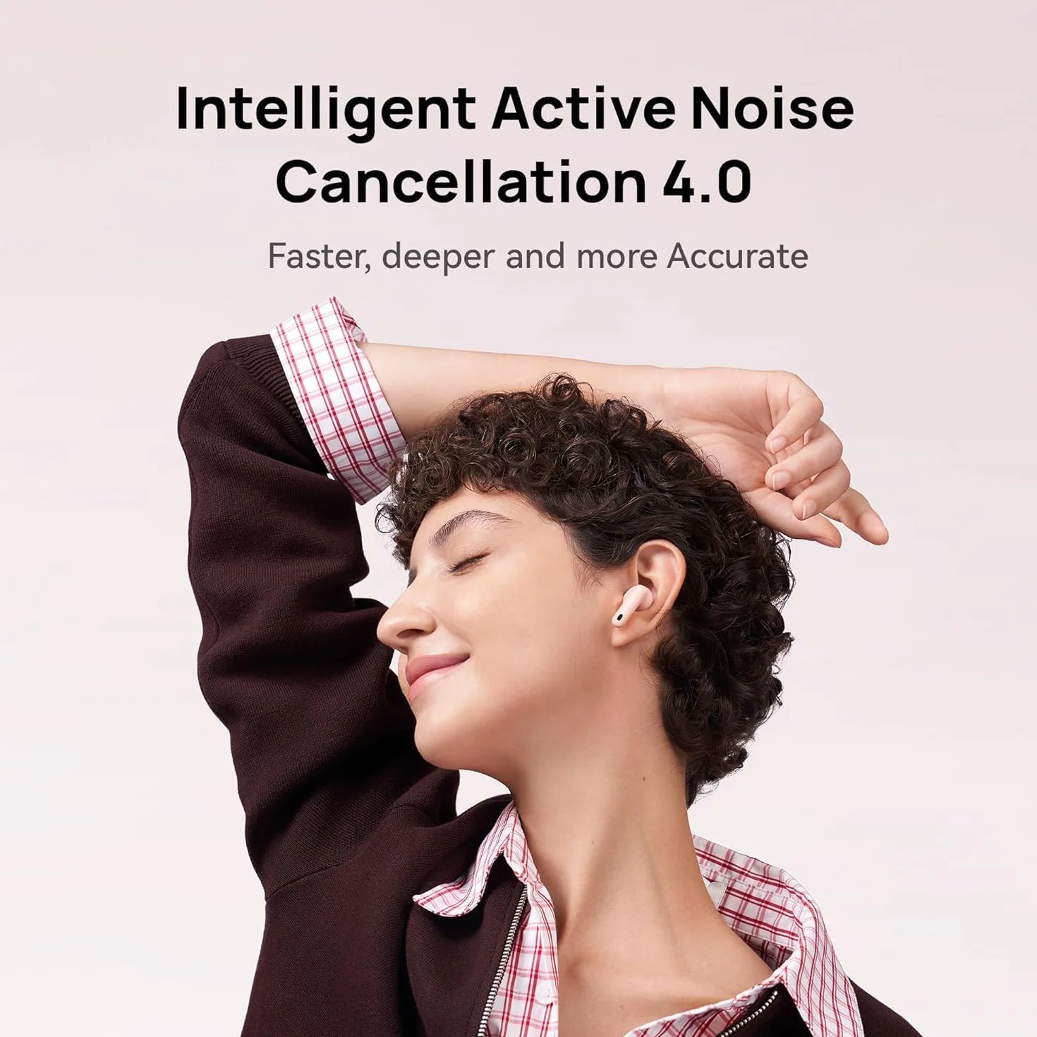 HUAWEI FreeBuds 7i bezprzewodowe słuchawki, inteligentna aktywna redukcja szumów 4.0, nieograniczone przestrzenne dźwięki, iOS i Android, 4 zatyczki do uszu zapewniają wygodne dopasowanie, kolor biały