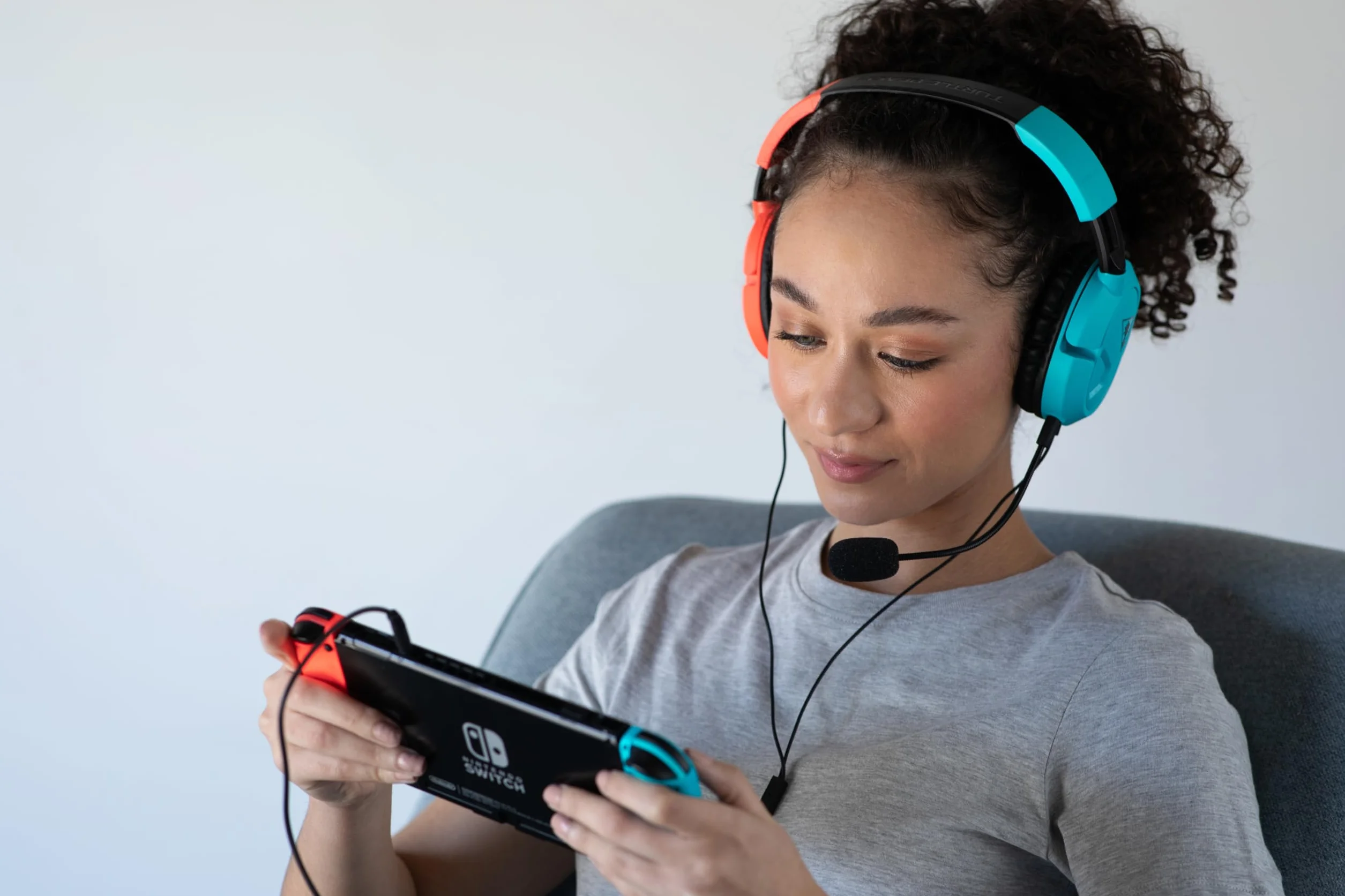 Turtle Beach Recon 50 Słuchawki dla graczy do Nintendo Switch (czerwony/niebieski)
