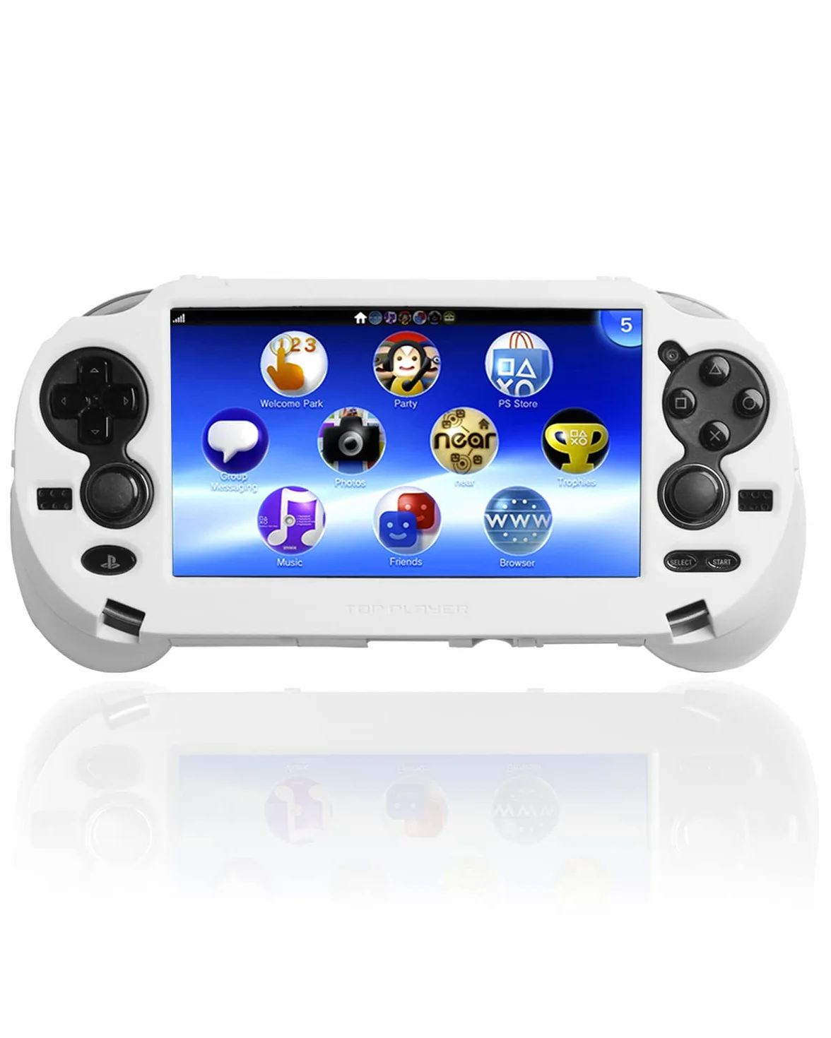 Sony Playstation PS Vita 1000 biały wyzwalacz ręczny uchwyt obudowa kontrolera etui ochronne
