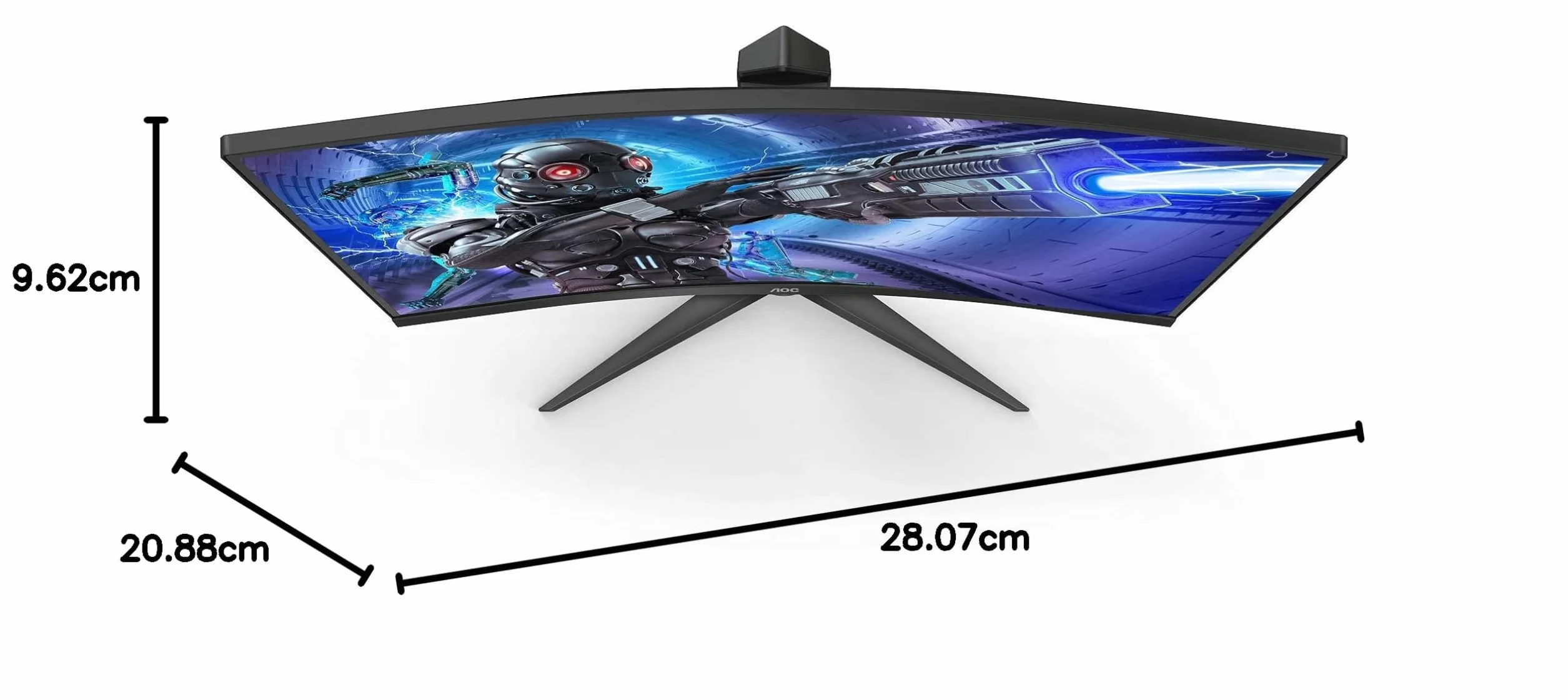 Aoc C32G2ZE/BK 32 Cale, Monitor Gamingowy, Czarny