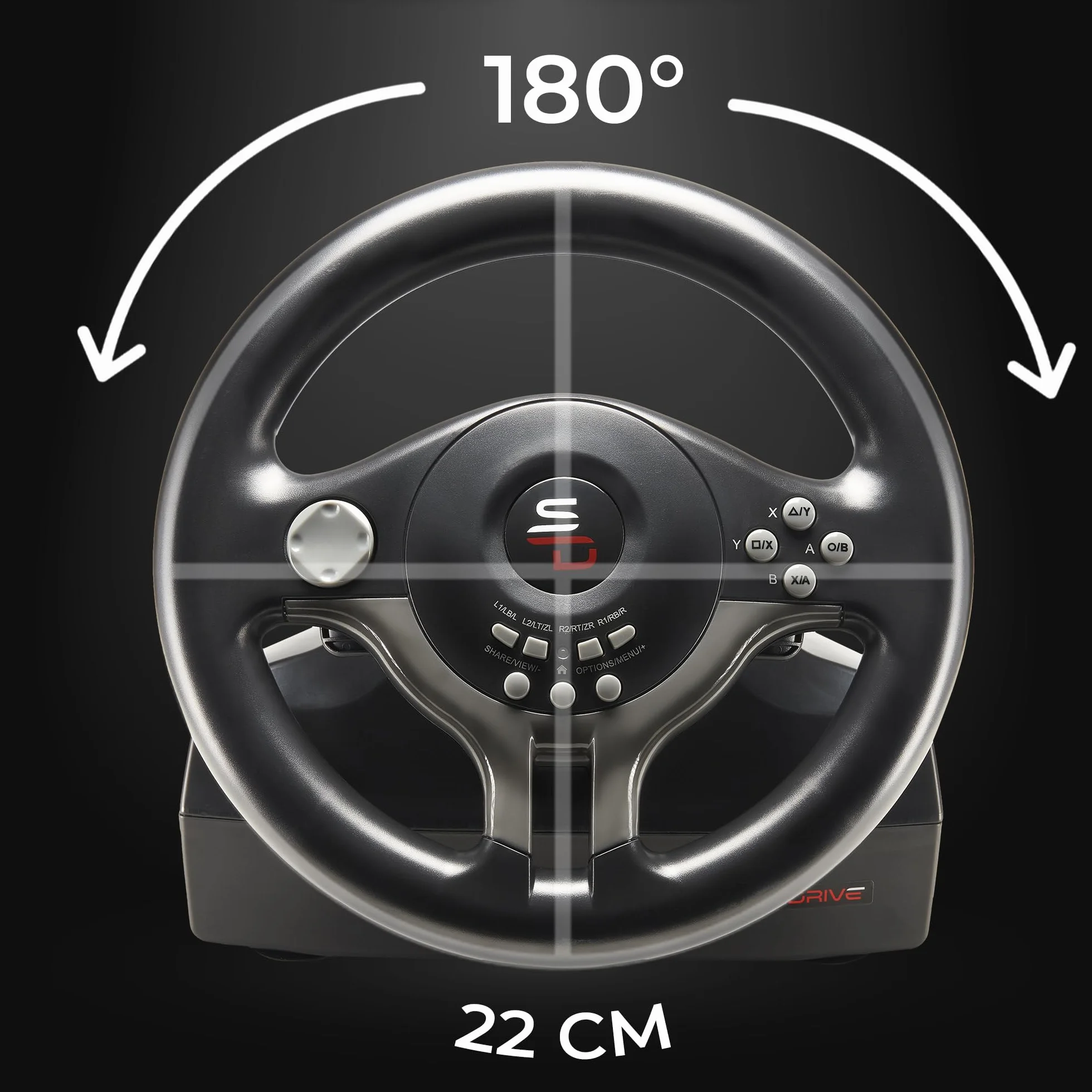 Subsonic Zestaw Volant + Pédalier Superdrive Driving Wheel SV200