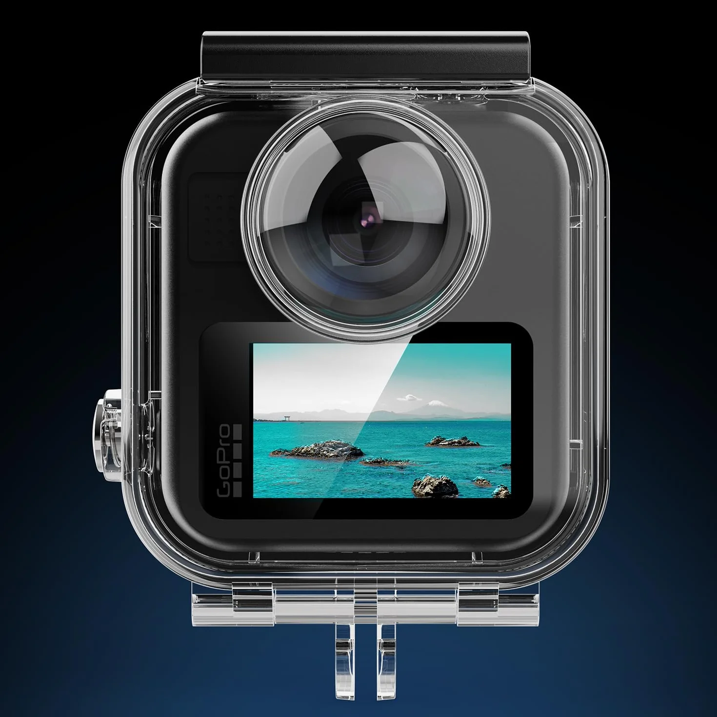 Wodoodporna obudowa do GoPro Max 2, obudowa do nurkowania obudowa podwodna etui ochronne akcesoria do GoPro Max 2