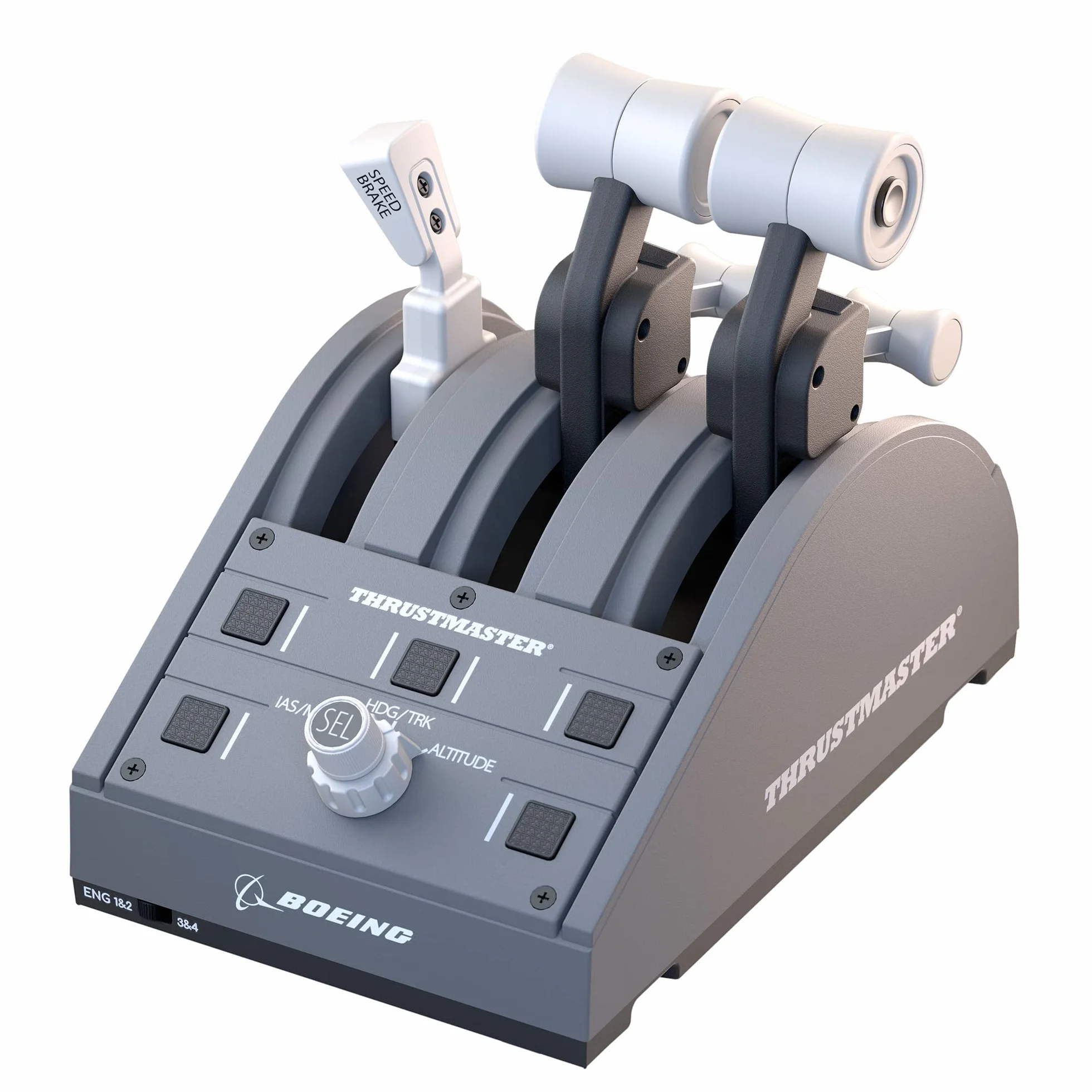 Thrustmaster TCA Yoke Pack Boeing Edition, Zestaw Wolantu i Panelu Przepustnicy, Metalowa Rama, Autopilot, Xbox i PC