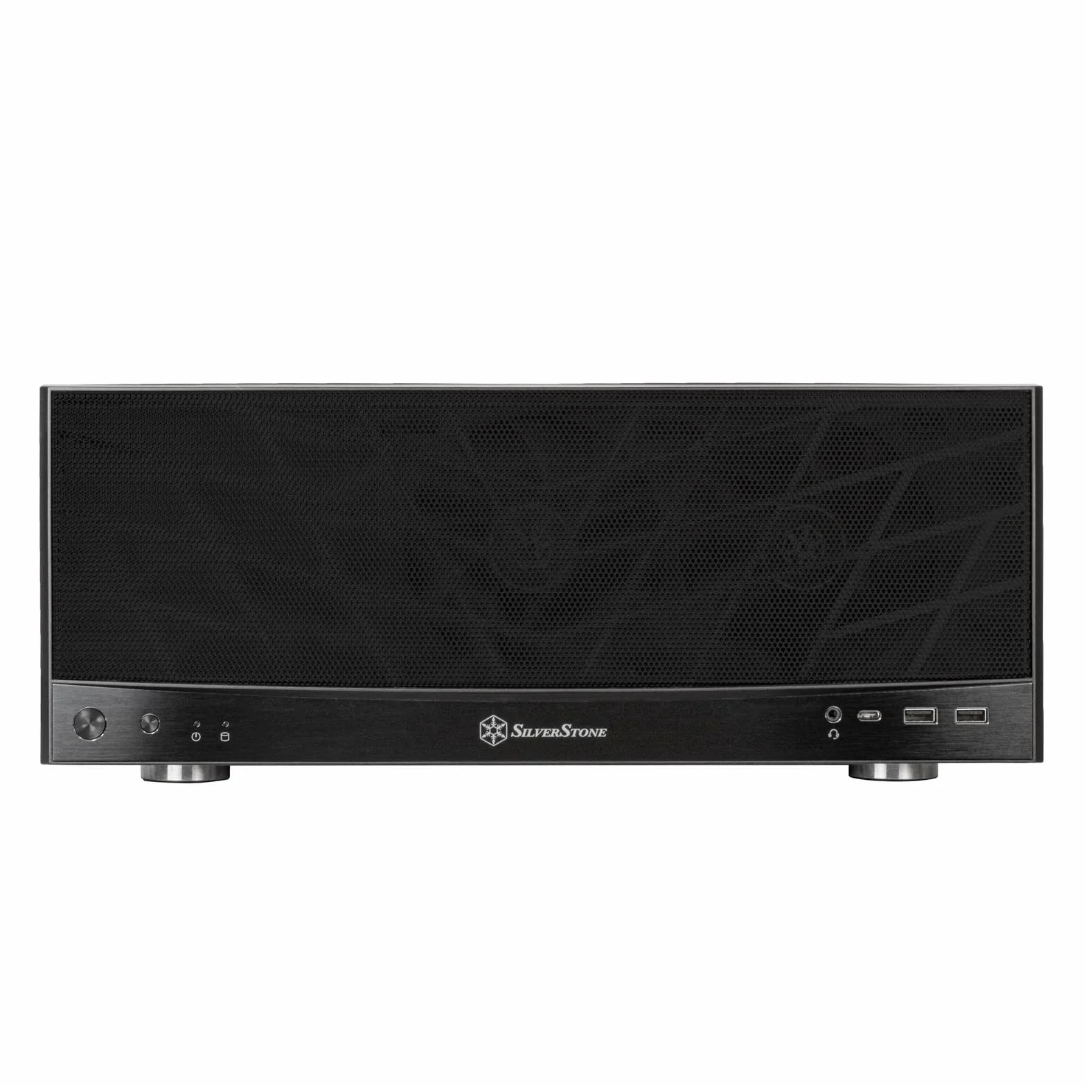 SilverStone Technology SST-GD11B - Grandia - Obudowa PC Grandia HTPC ATX o ulepszonej wydajności chłodzenia, czarna