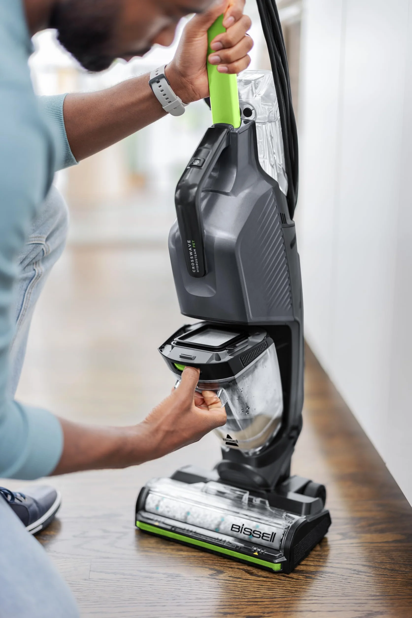 BISSELL CrossWave HydroSteam PET 3517N Odkurzacz Piorący na Mokro Sucho z Parą