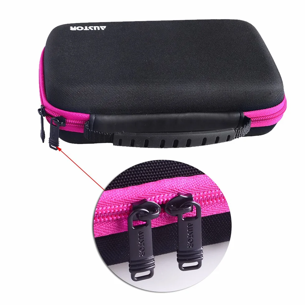 AUSTOR Twarda torba do przenoszenia do nowego 3DS XL - różowa, rose