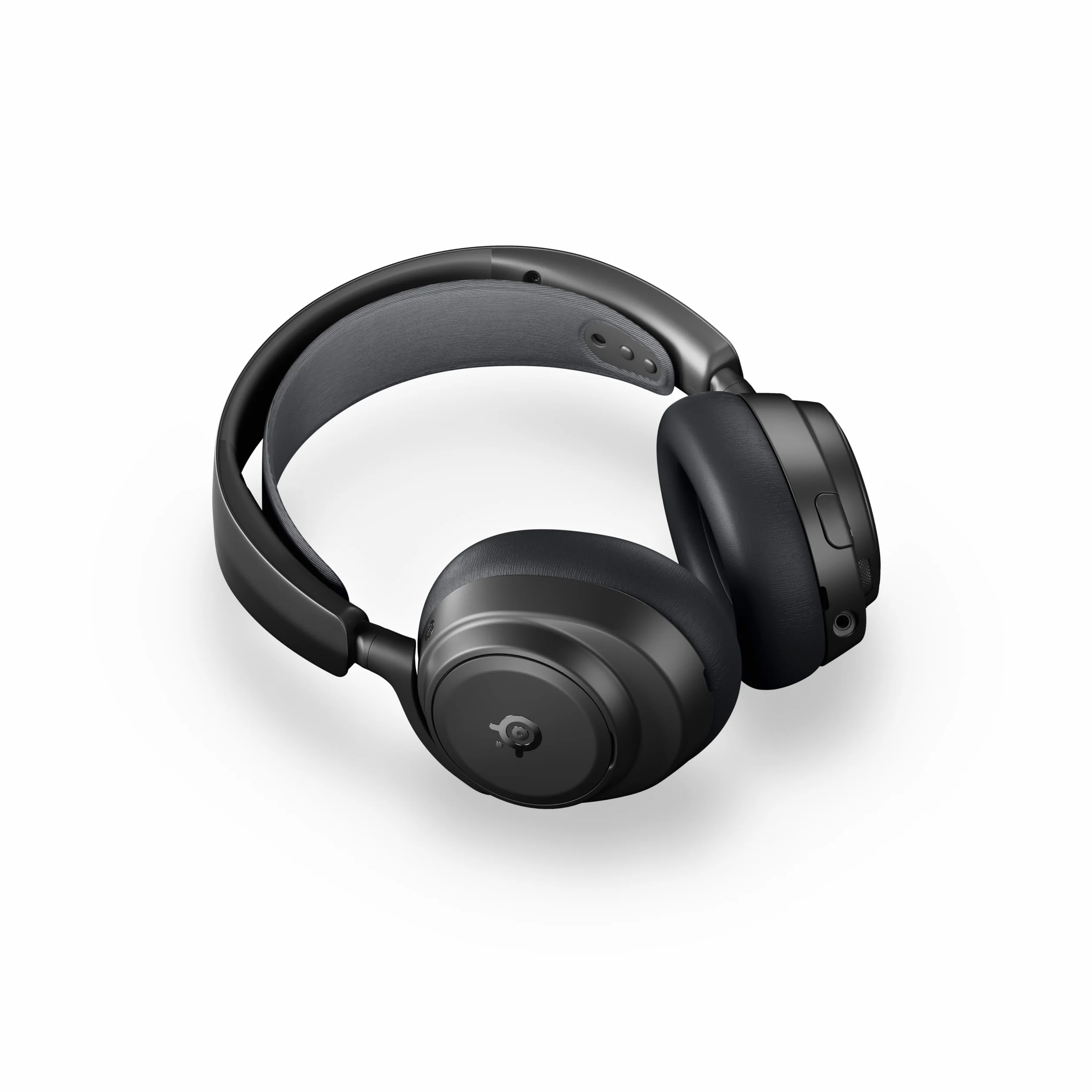 SteelSeries Arctis Nova Pro Omni – Bezprzewodowy dźwięk Hi‑Res, 96kHz/24bit, ANC, mikrofon ClearCast Pro, redukcja szumów AI, aplikacja mobilna, Mix 2,4GHz + BT, OmniPlay PC+PlayStation+Xbox – Grafit