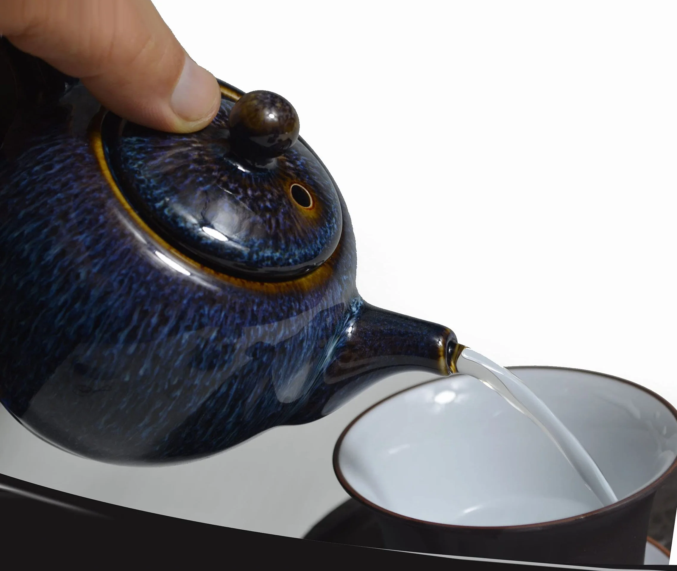 Porcelanowy czajniczek 255 g chiński tradycyjny rzemiosło kolorowa glazura ceramiczny dzbanek do herbaty Gongfu zestaw do herbaty